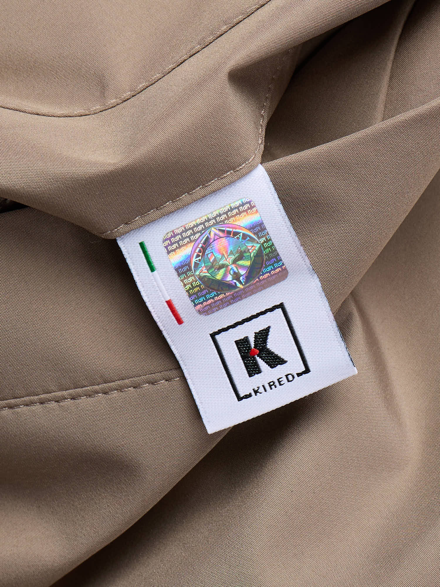 KITON KIRED "Sele" Beige Cashmere Reversible Double Face Utility Jacket