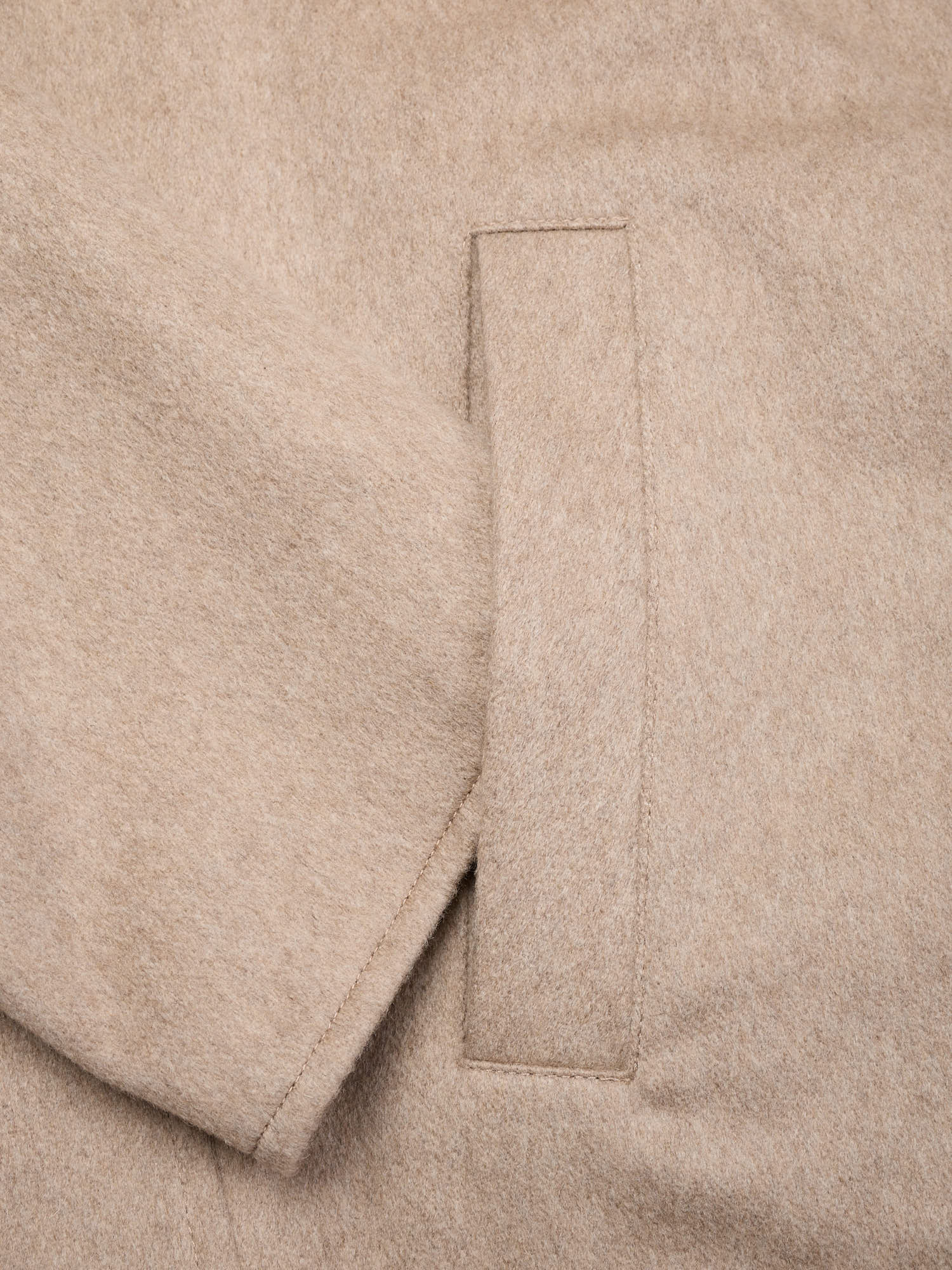KITON KIRED "Sele" Beige Cashmere Reversible Double Face Utility Jacket