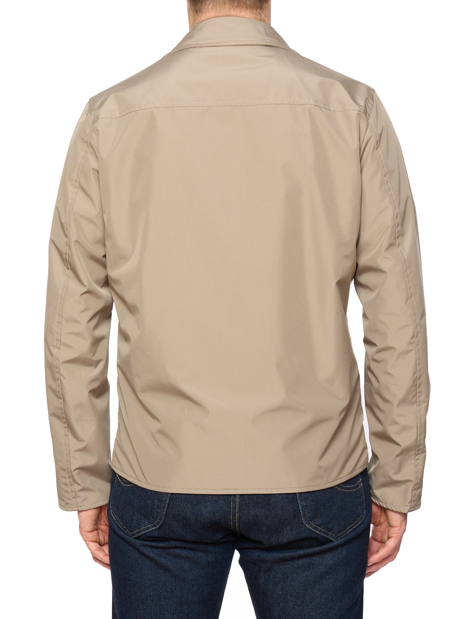 KITON KIRED "Sele" Beige Cashmere Reversible Double Face Utility Jacket