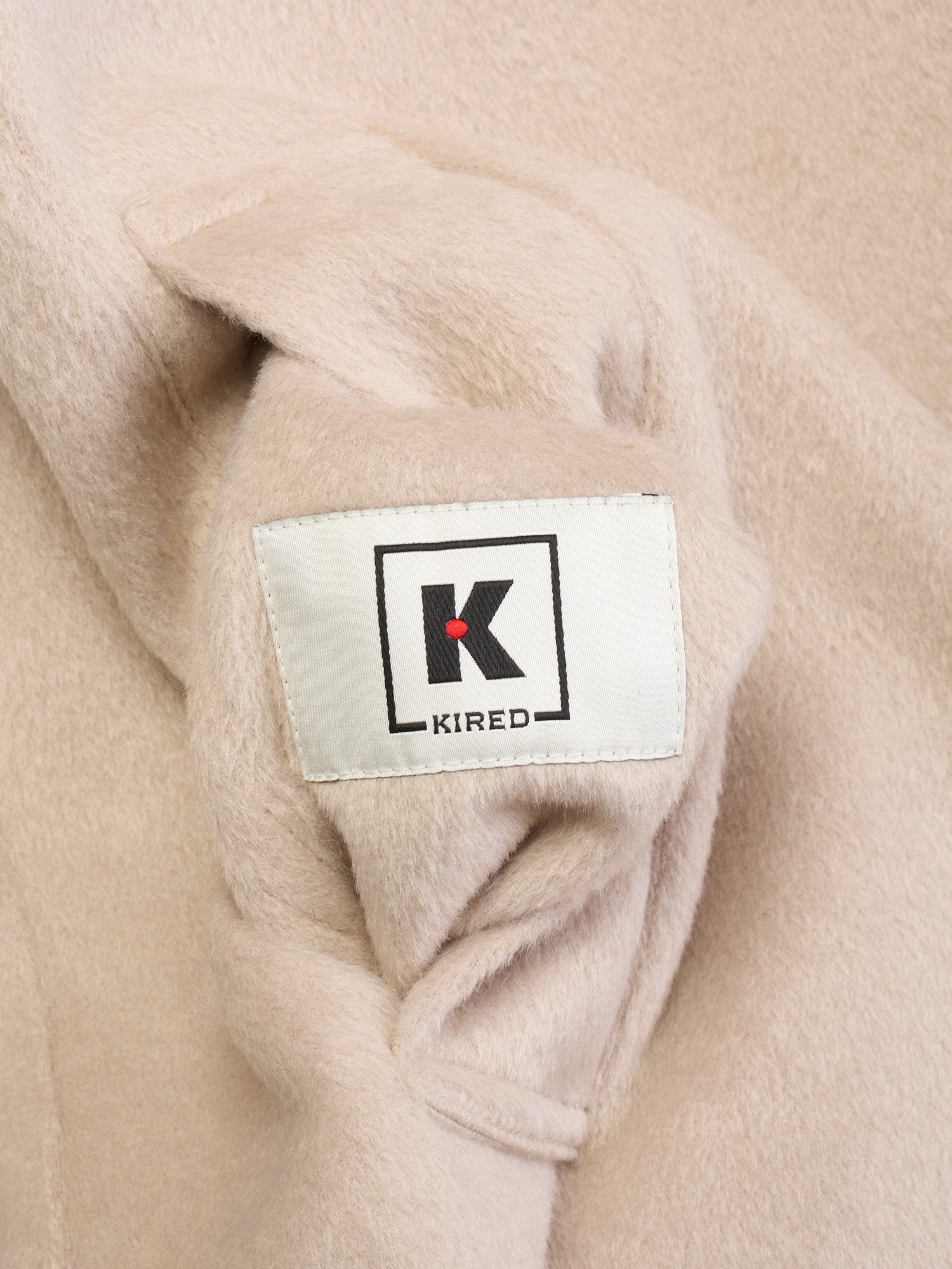 KITON KIRED "Tai" Beige-Khaki Reversible Double Sided Hooded Coat