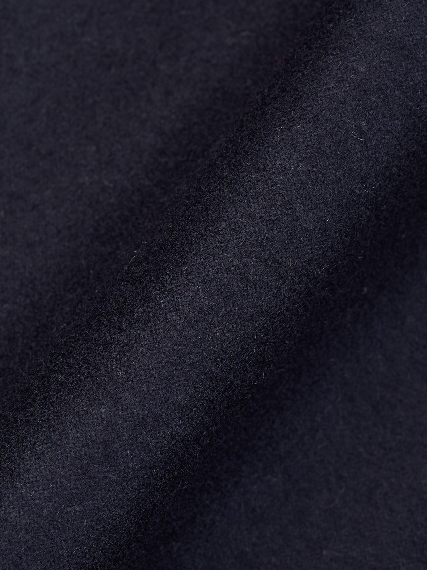 KITON KIRED "Tobe" Navy Blue Four Pocket Field Jacket Leather Trims