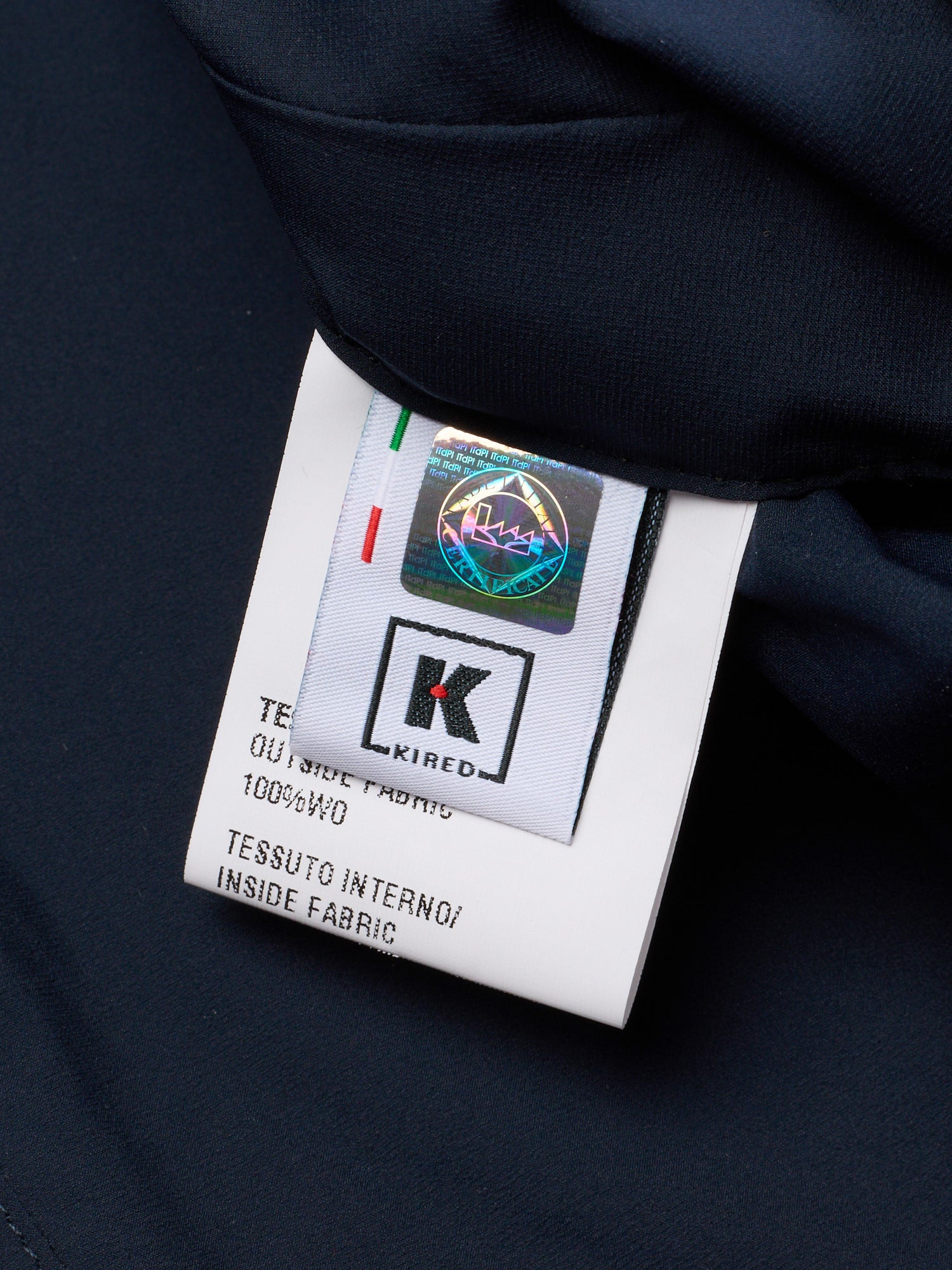 KITON KIRED "Peak" Olive-Blue Reversible Hooded Double Sided Coat NEW