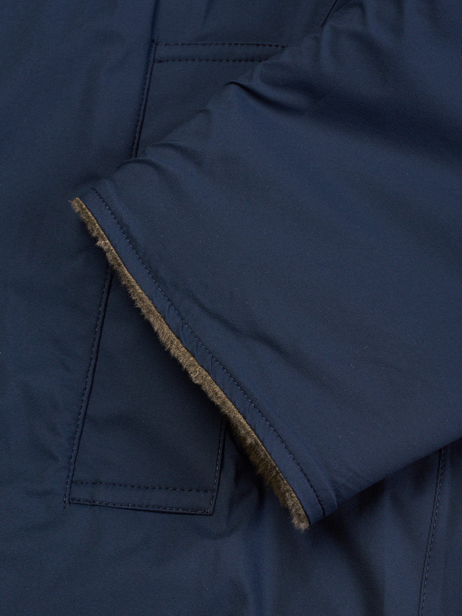 KITON KIRED "Peak" Olive-Blue Reversible Hooded Double Sided Coat NEW