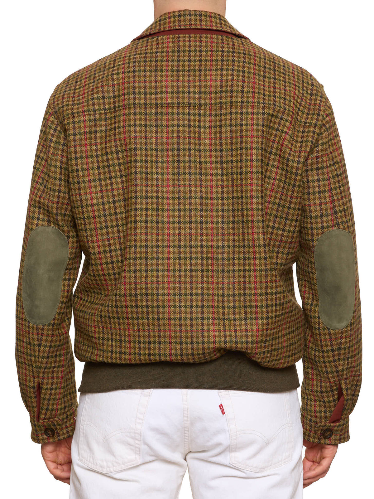 KITON KIRED "Zupo" Brown Plaid Double Face Blouson Jacket