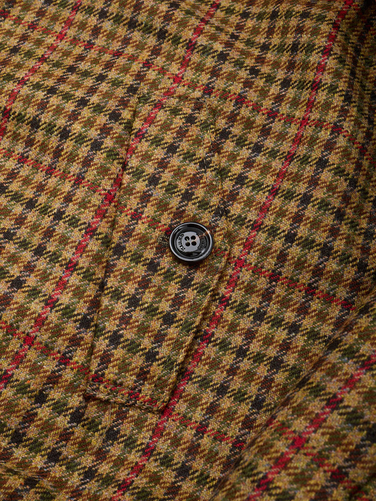 KITON KIRED "Zupo" Brown Plaid Double Face Blouson Jacket