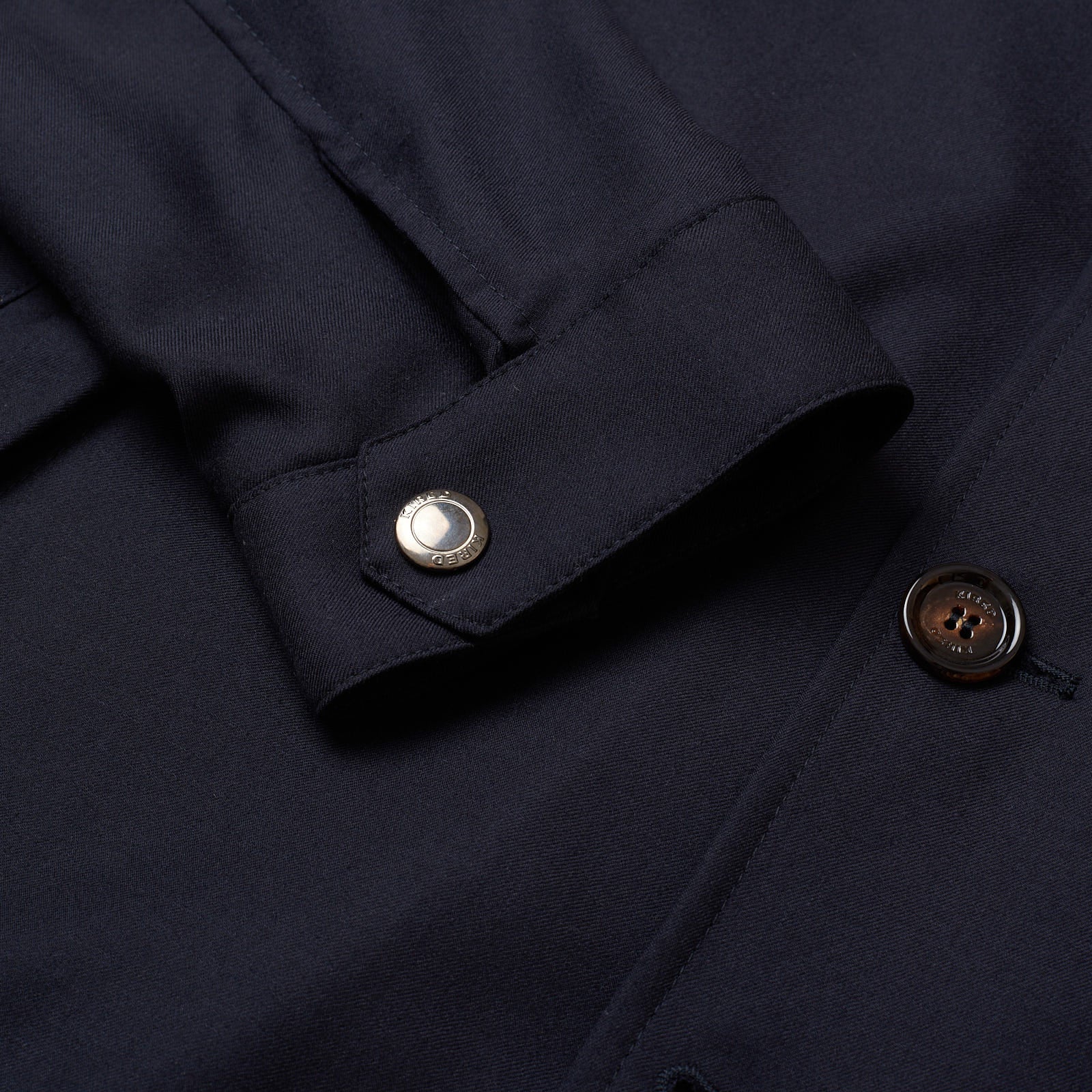 KITON KIRED Climatek "Baglio" Blue Cashmere-Silk Unlined Blouson Jacket 50 US M KIRED