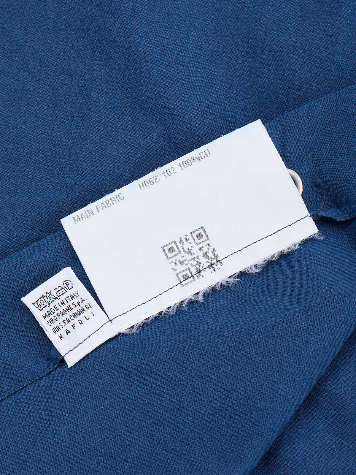 KITON Napoli Handmade Blue Cotton Casual Shirt 15.75 NEW 40 Slim