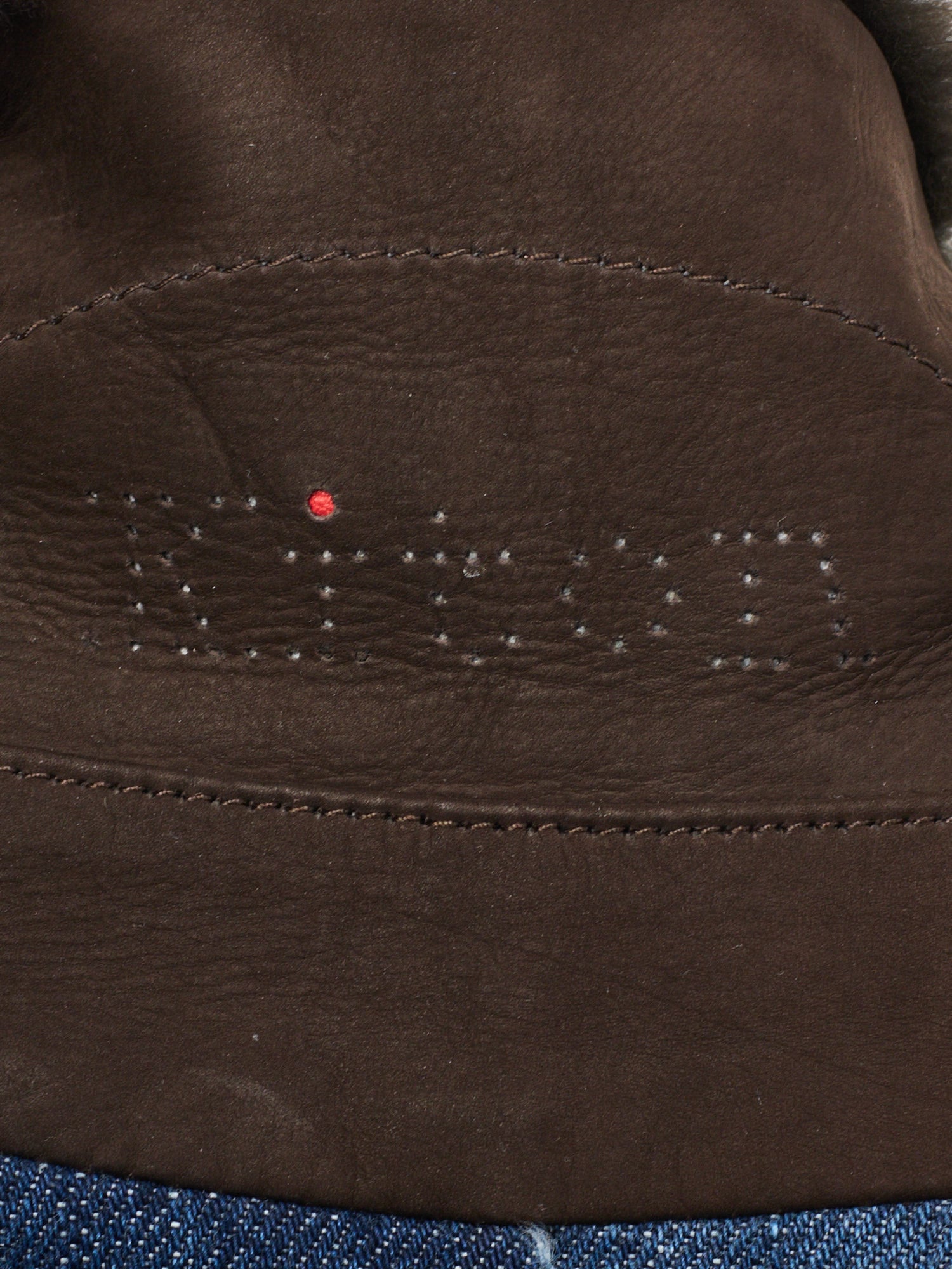 KITON Napoli Blue Denim Field Jacket Beaver M