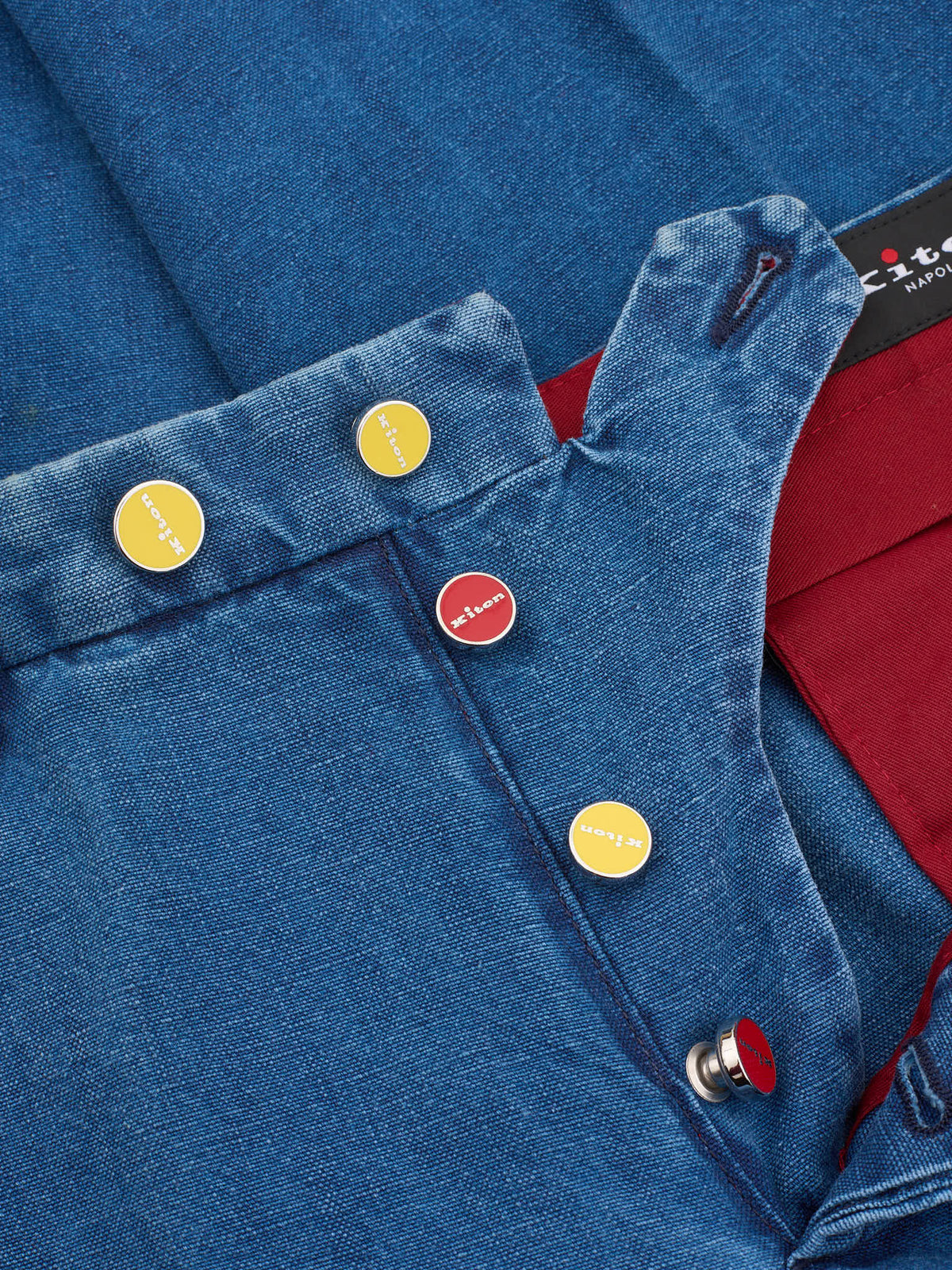 KITON Napoli Blue Denim Cotton Jeans