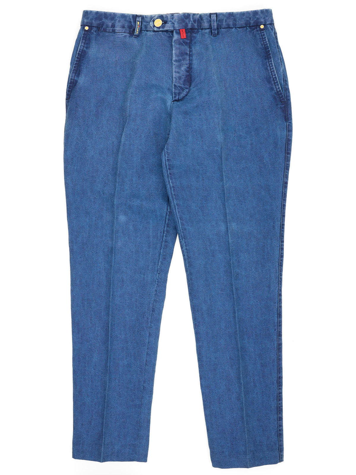 KITON Napoli Blue Denim Cotton Jeans