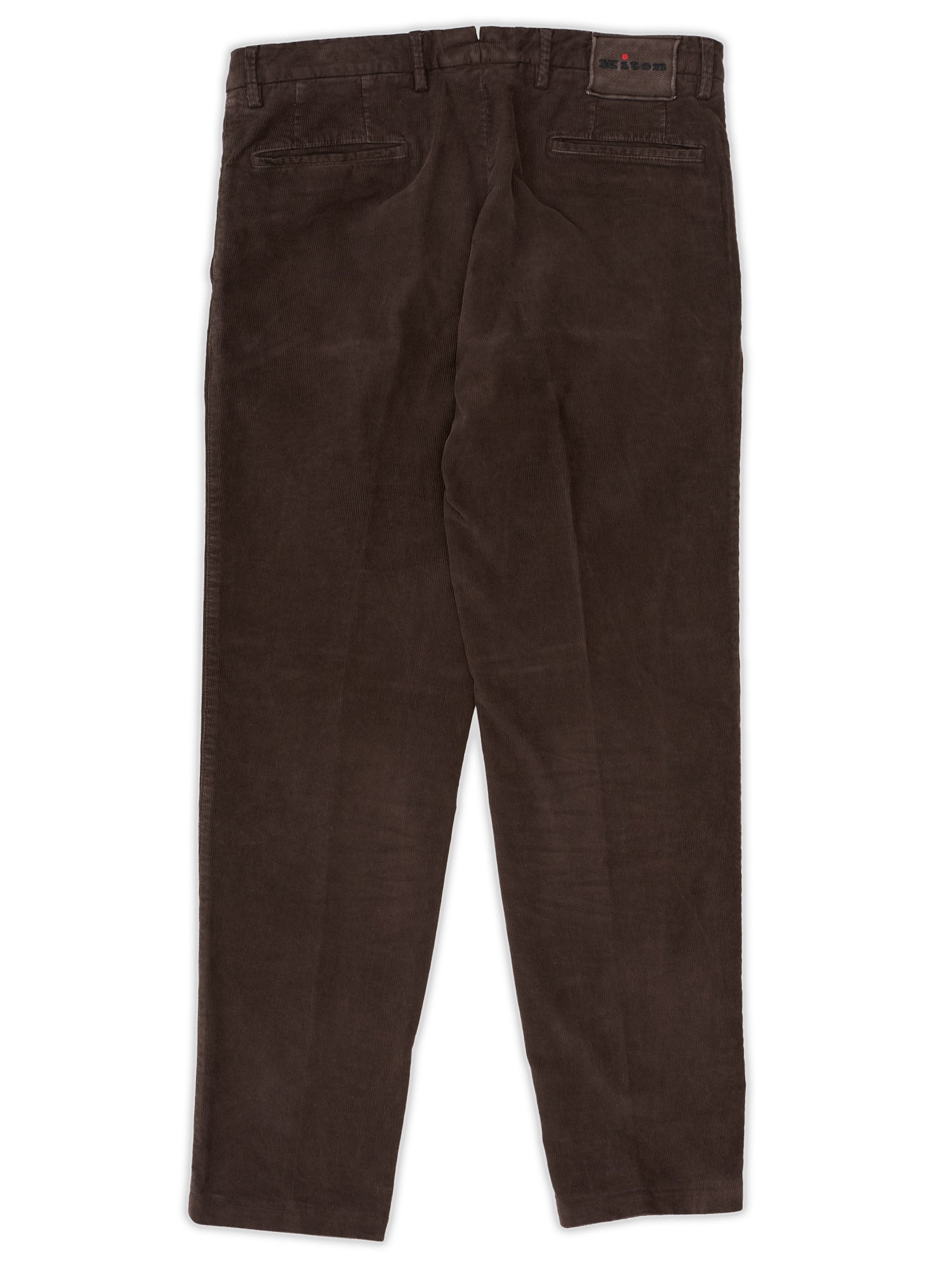 KITON Napoli Brown Corduroy Cotton Chino Pants