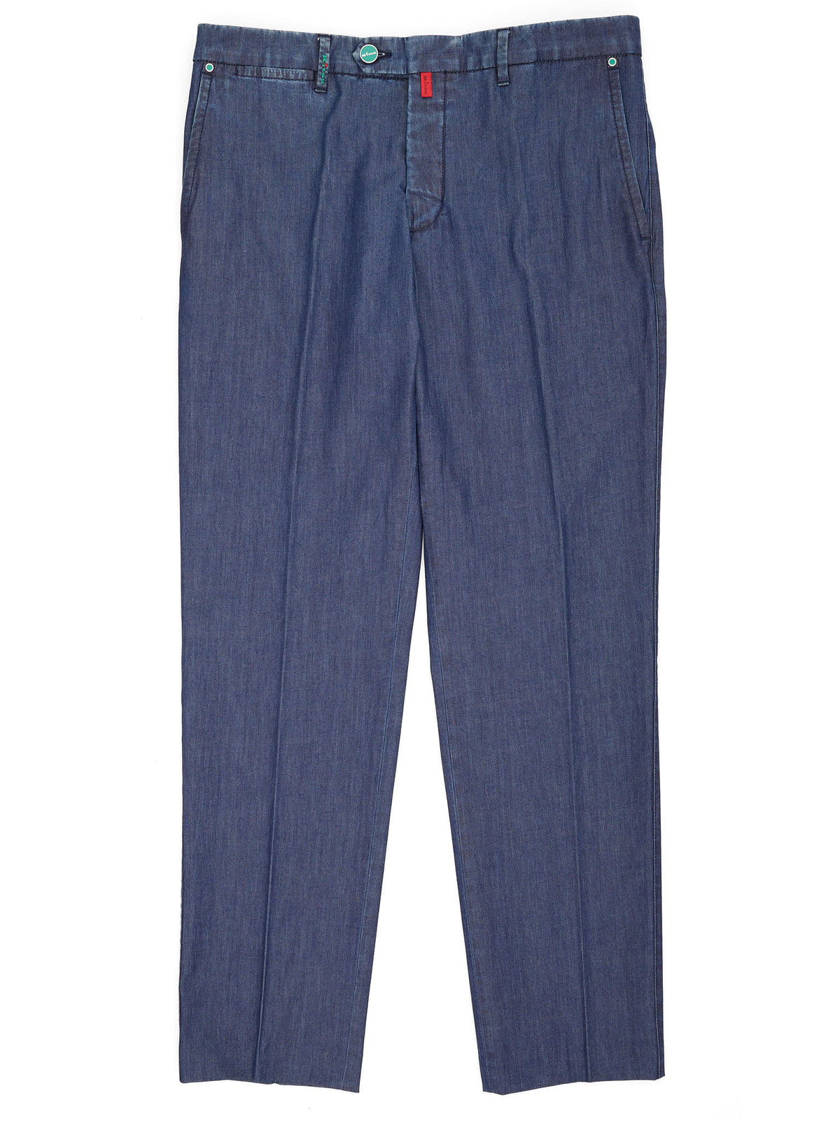 KITON Napoli Dark Blue Denim Cotton Pants