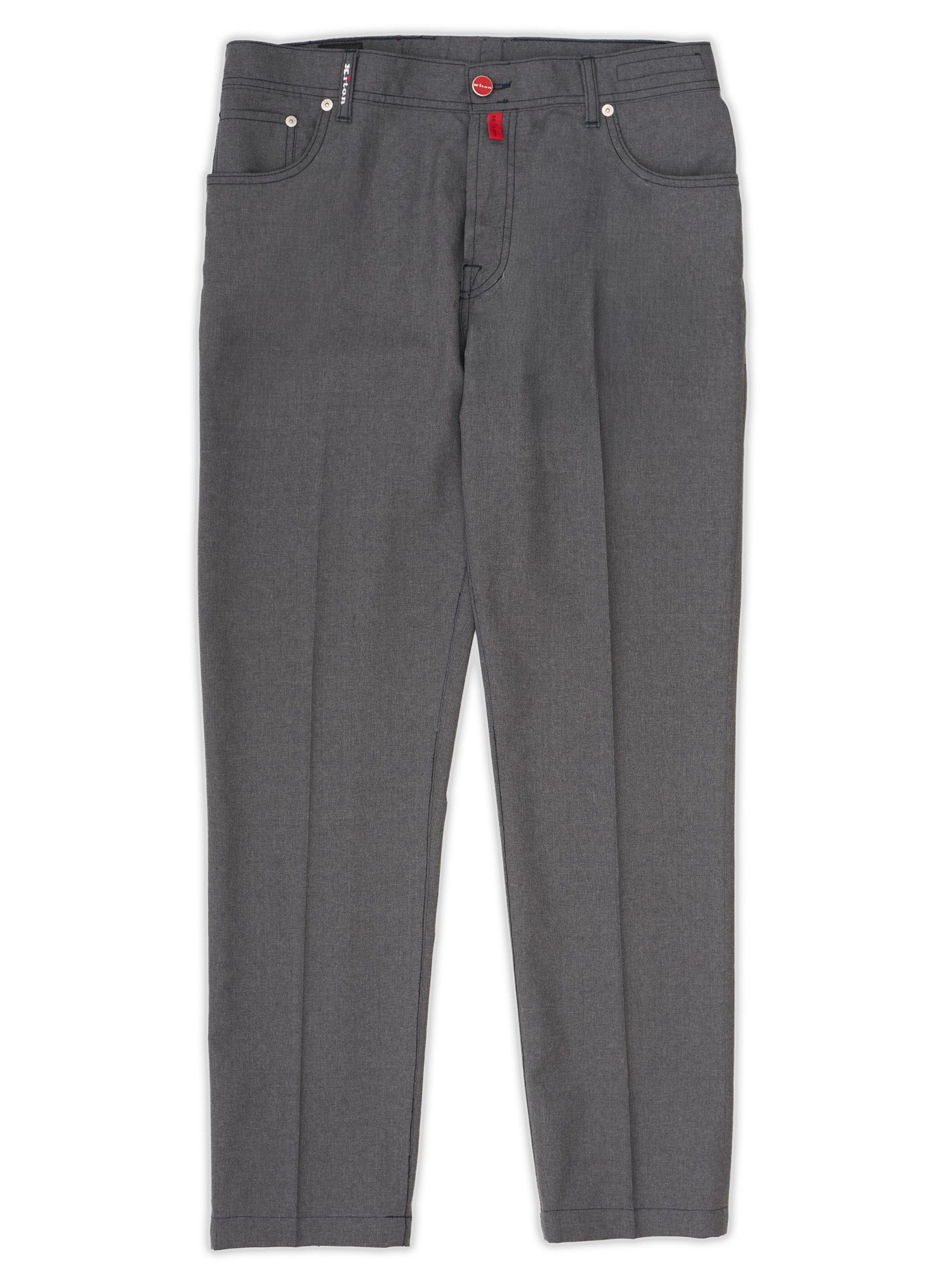 KITON Napoli Gray Wool Pants