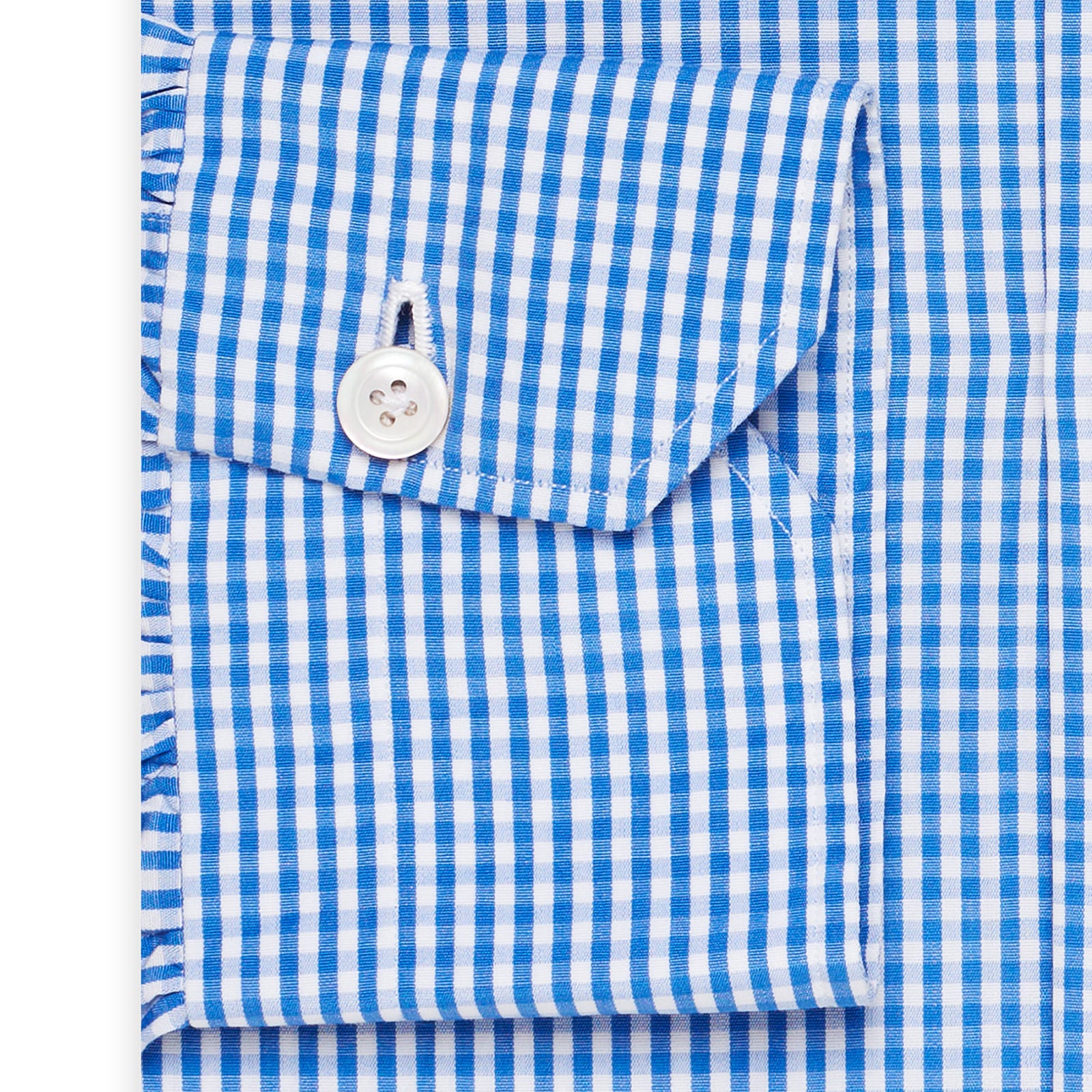 KITON Napoli Handmade Blue Button-Down Shirt EU 39 US 15.5 NEW KITON
