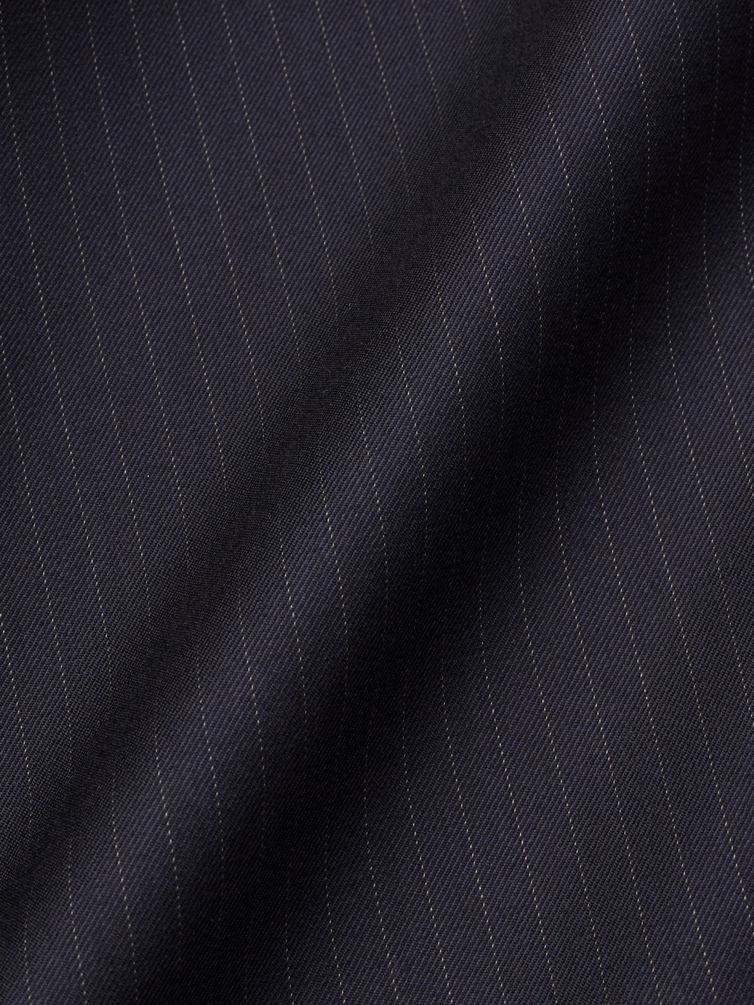 KITON Napoli Handmade Blanc Blu Navy Pintsrtipe 14 Micron Super 180's Wool Suit