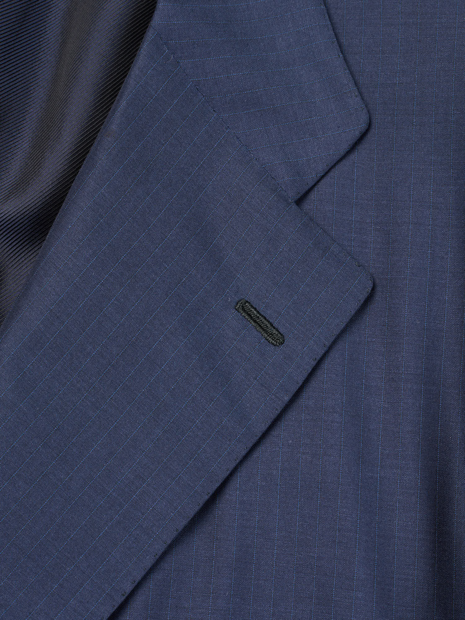 KITON Napoli Handmade Blue 14 Micron Wool Super 180's Suit