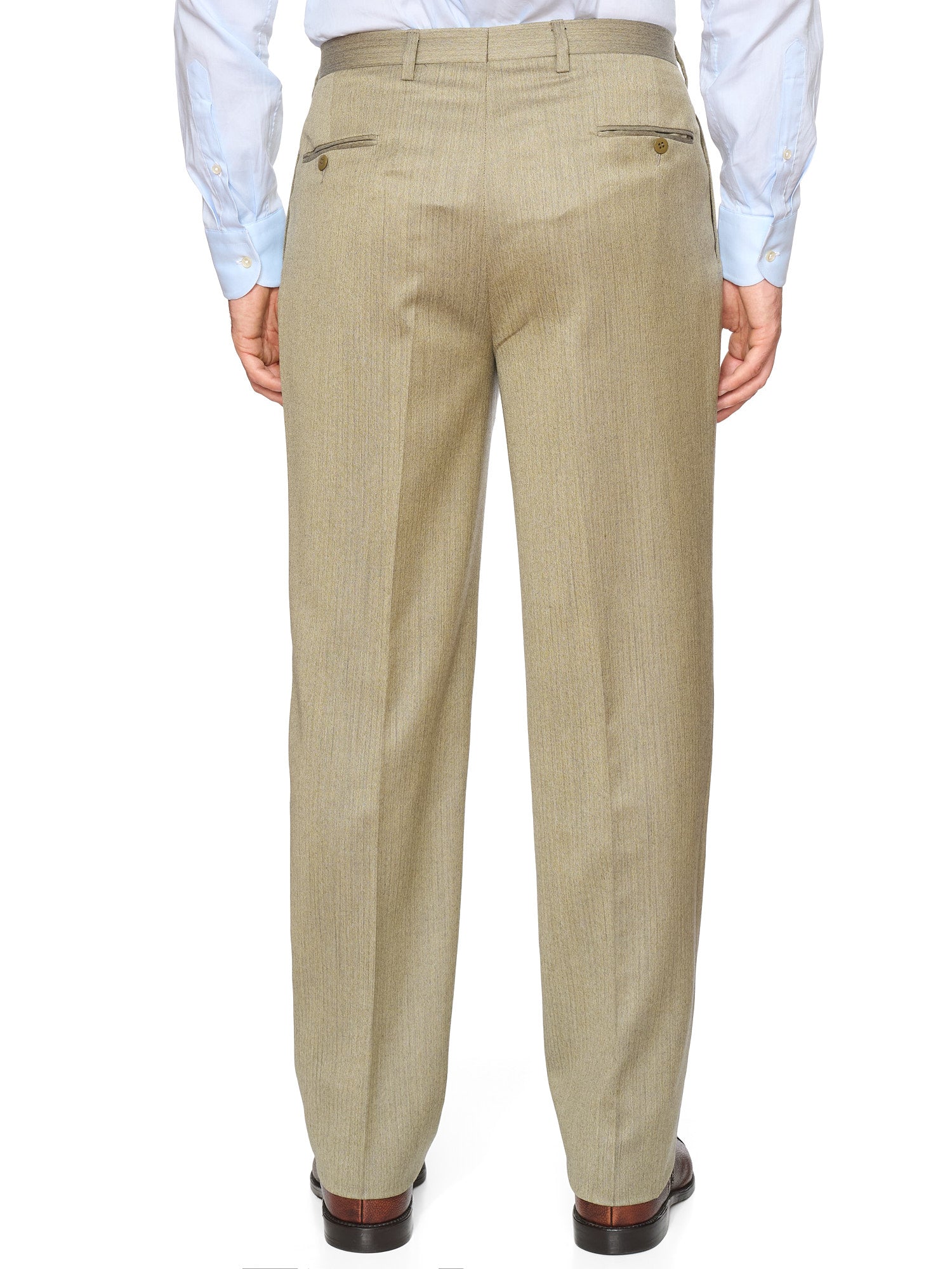 KITON Napoli Handmade  Herringbone Pure Cashmere Suit EU 50 NEW US 40