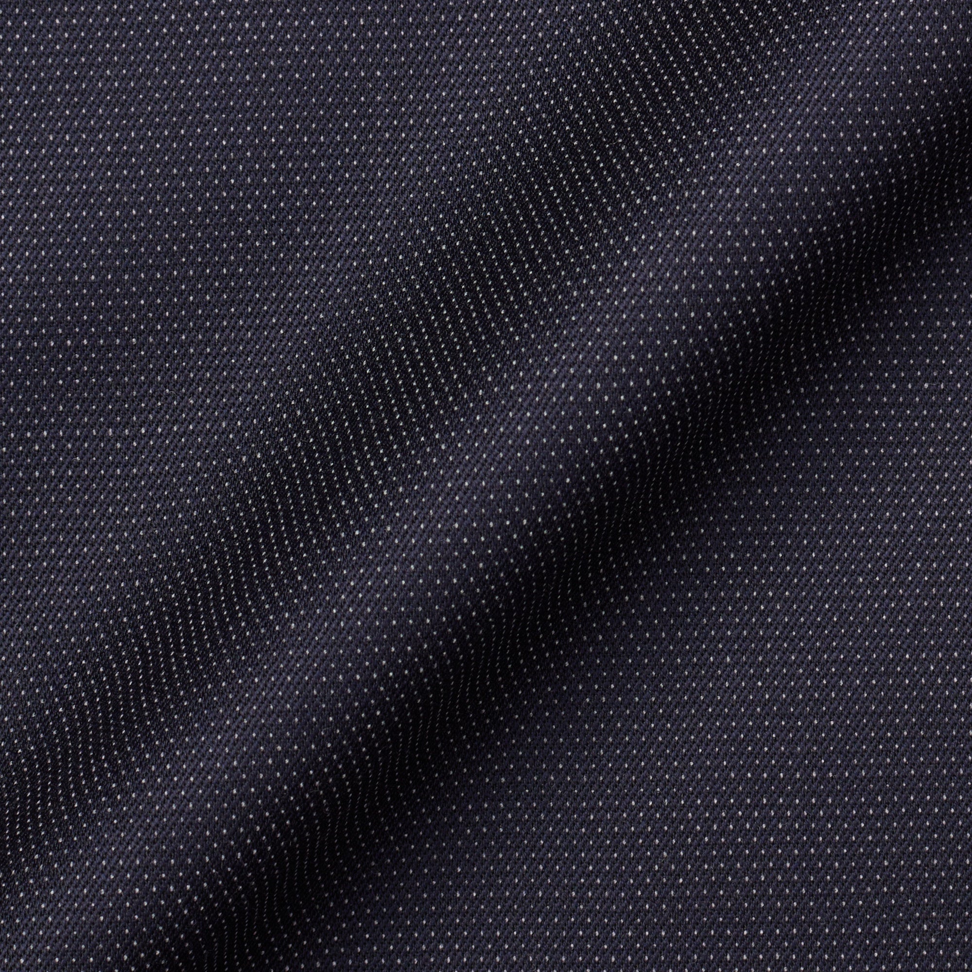 KITON Napoli Handmade Navy Blue Wool Super 180's 14 Micron Suit EU 52 NEW US 42 KITON