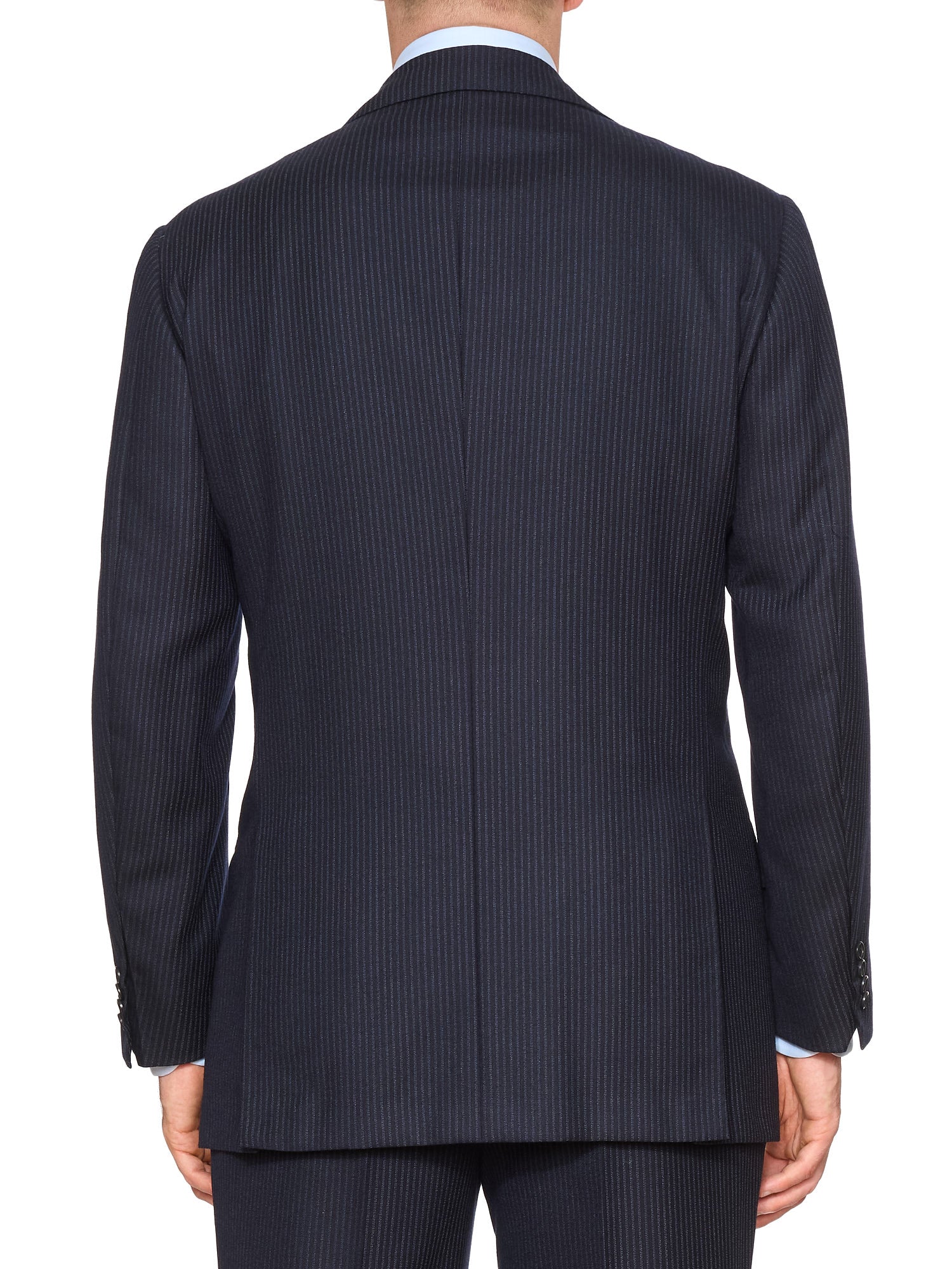 KITON Napoli Handmade Navy Blue Cashmere Suit