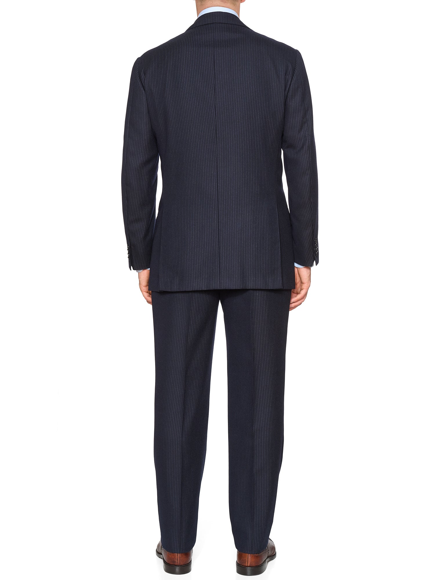KITON Napoli Handmade Navy Blue Cashmere Suit