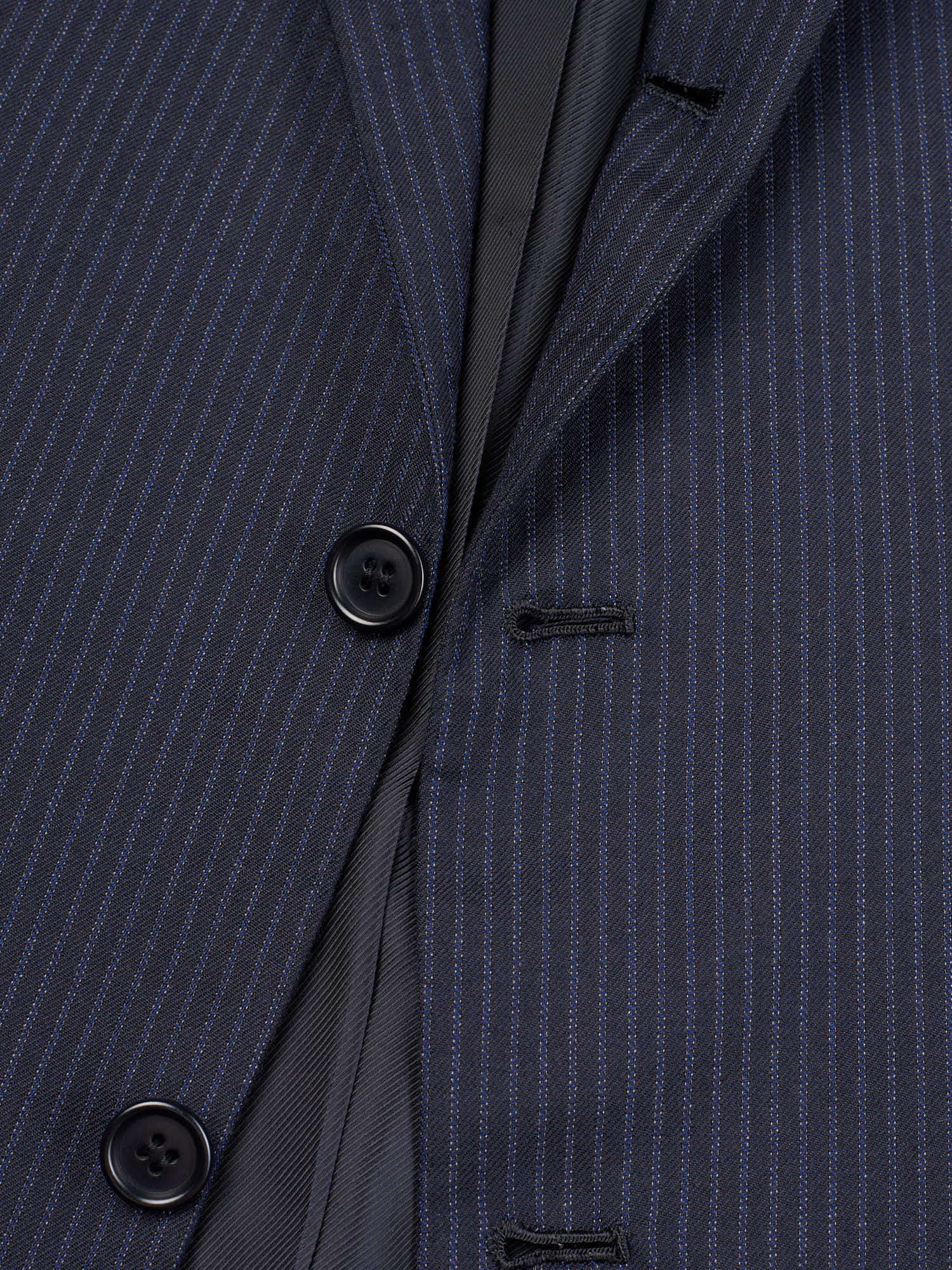 KITON Napoli Handmade Navy Blue Cashmere Suit