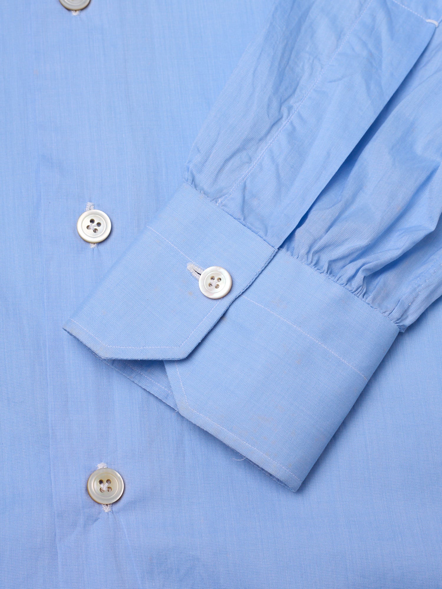 KITON Napoli Light Blue Cotton Dress Shirt