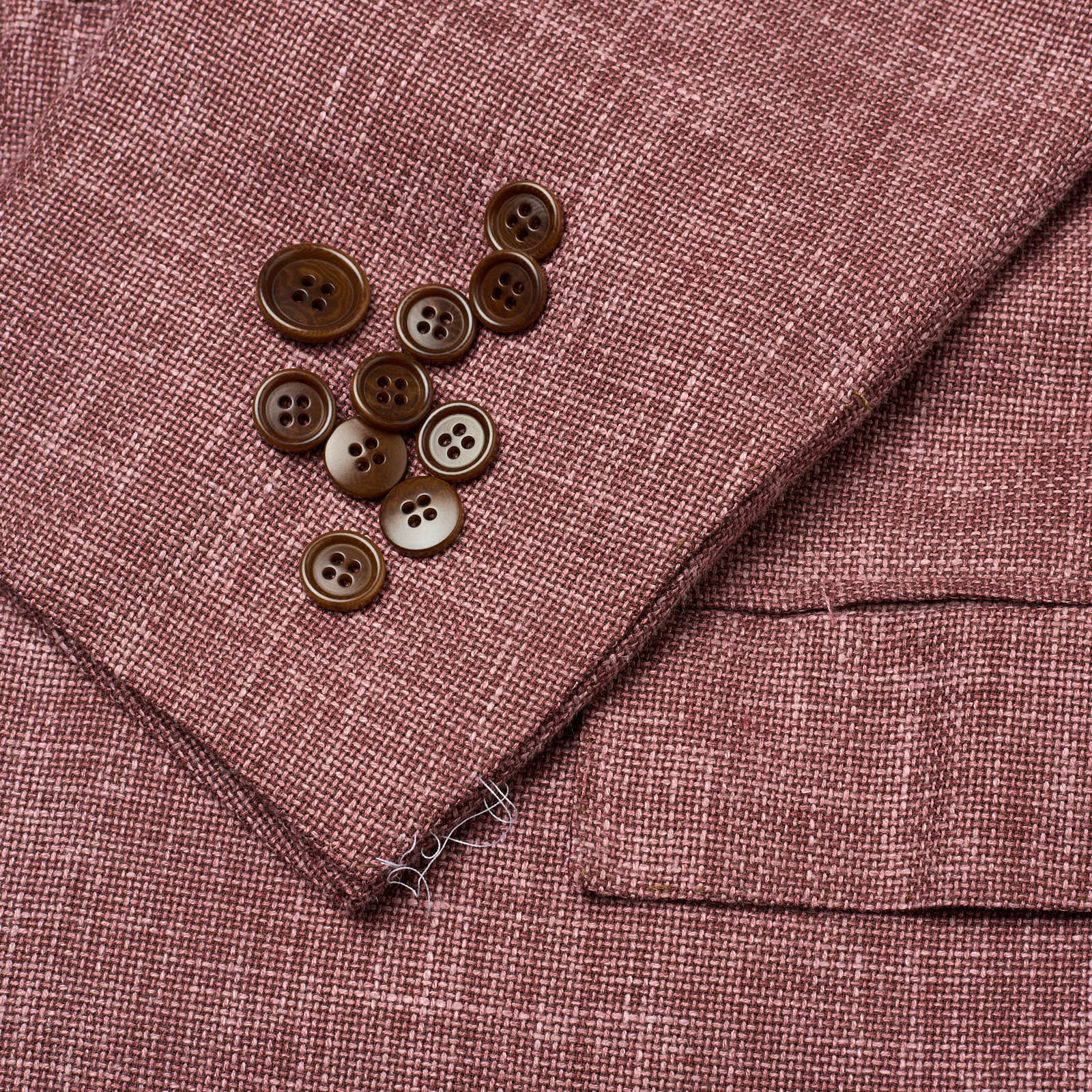 KITON Napoli for VANNUCCI Mauve Cashmere-Linen-Silk Jacket EU 50 NEW US 40