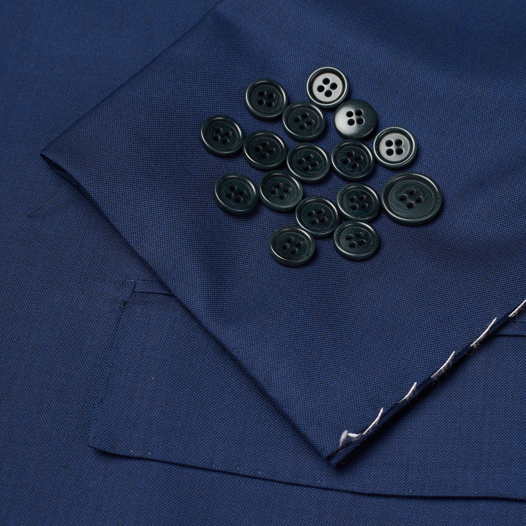 KITON Napoli for VANNUCCI Handmade Blue Wool Suit EU 54 NEW US 44 Regular Fit KITON
