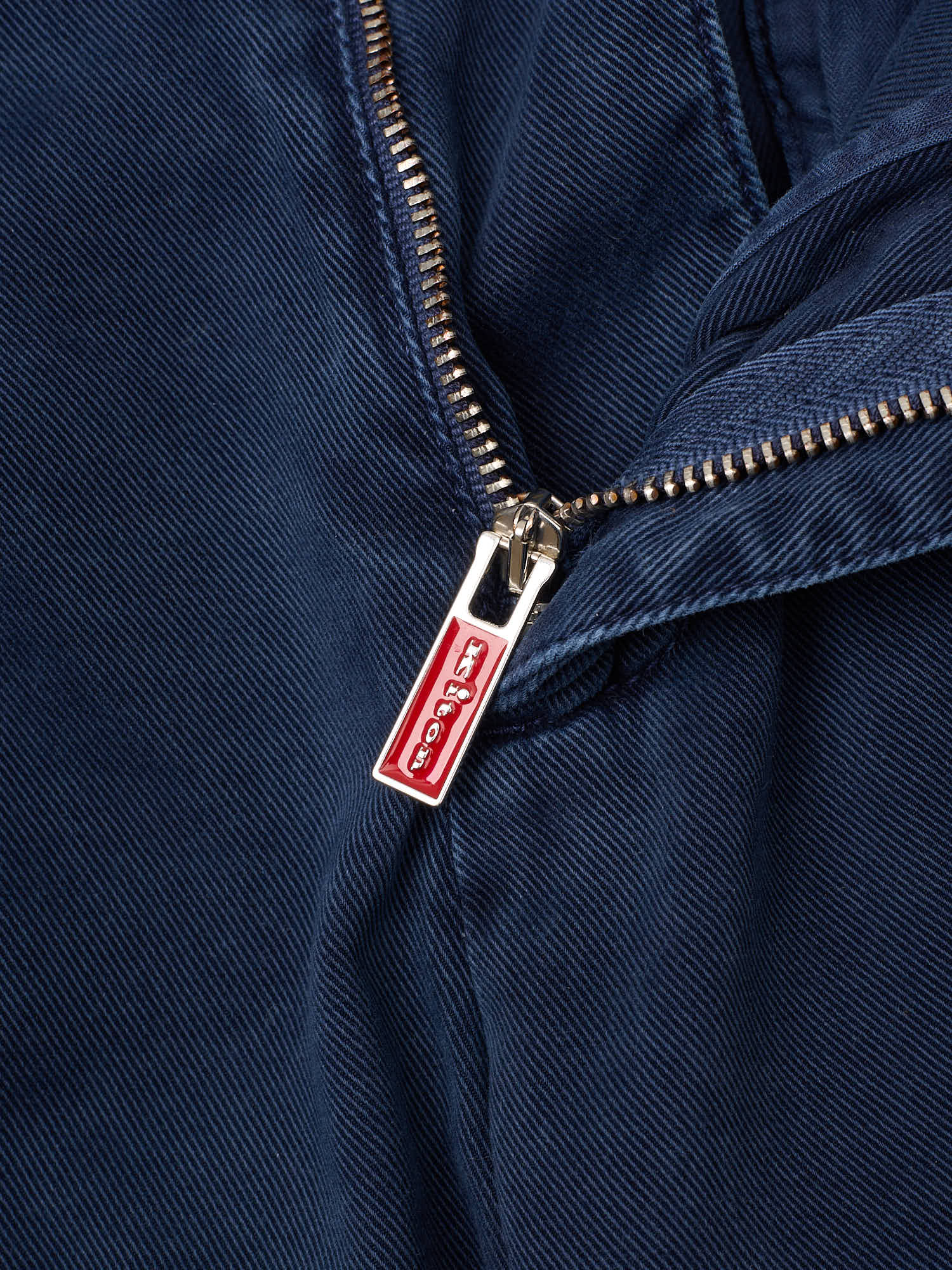 KITON Navy Blue Cotton Slim Fit Chino Pants US 32