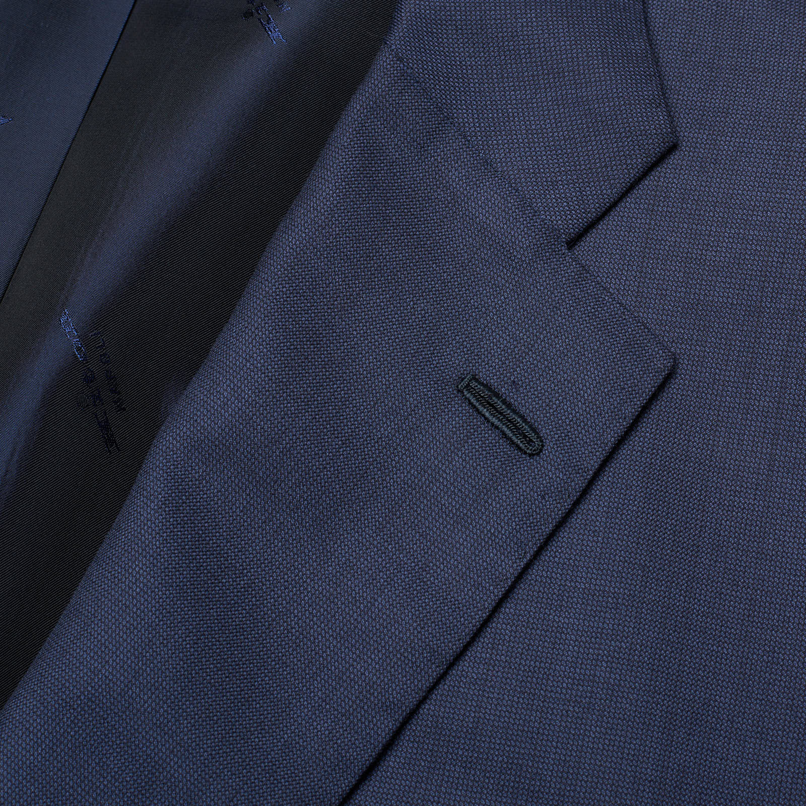 KITON "Diamante Blue" Handmade Blue Super 150's Wool Suit EU 60 NEW US 50