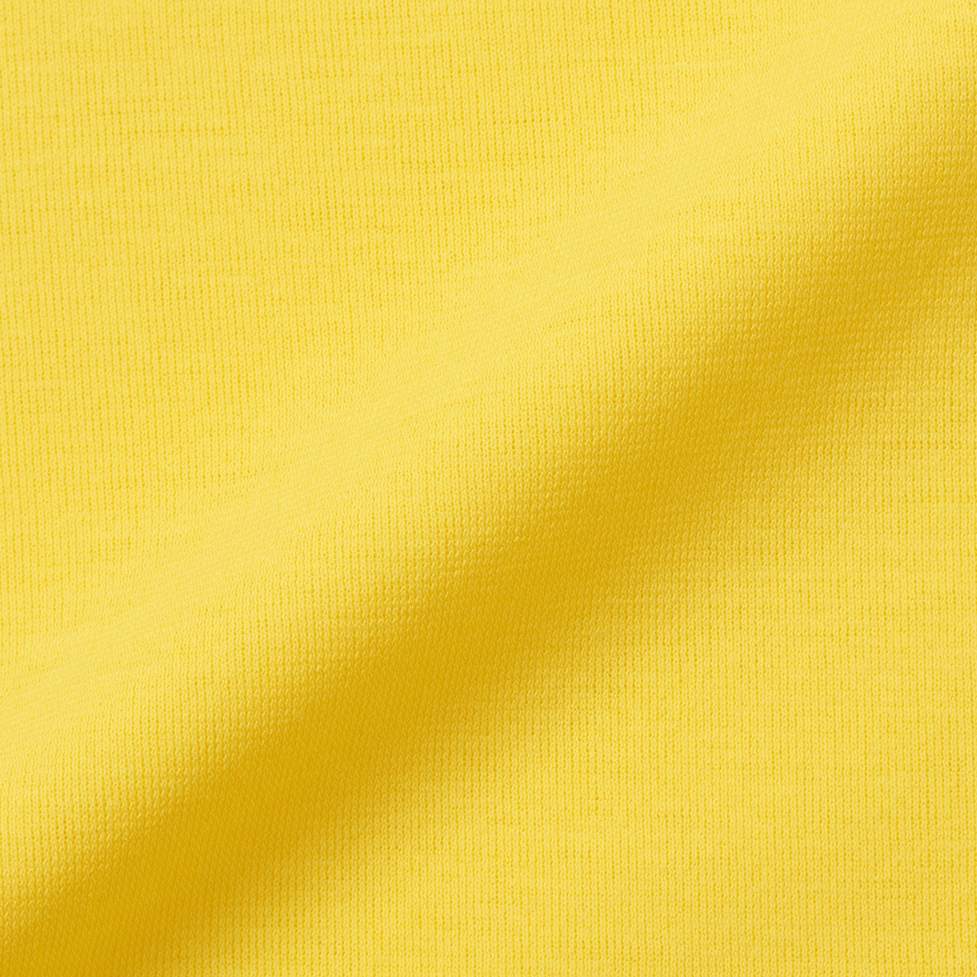 Kiton KIRED "Baciomc" Yellow Exclusive Crepe Cotton Short Sleeve T-Shirt Slim 2023 KIRED