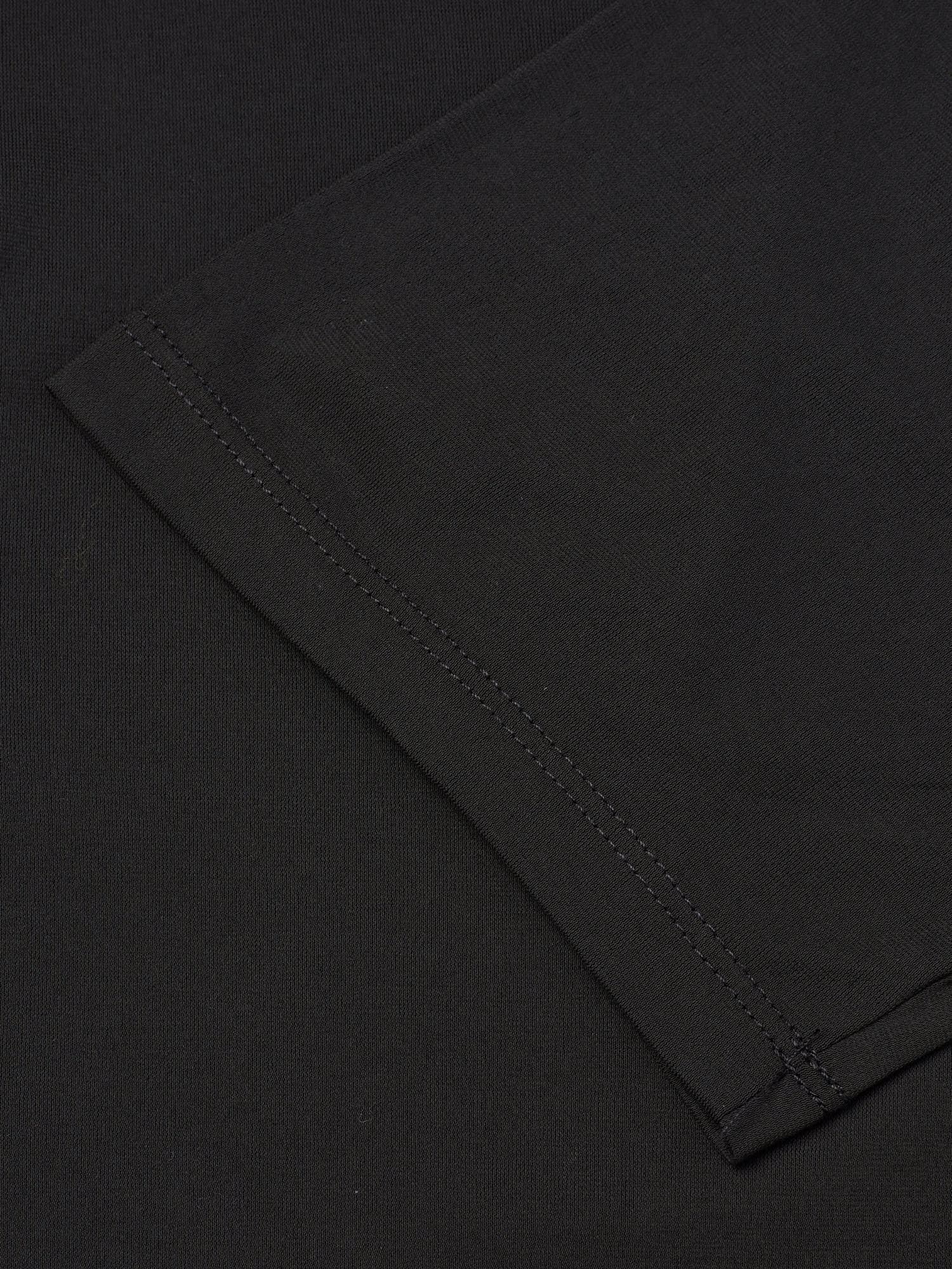 KITON KIRED "Camicia" Black Exclusive Crepe Cotton Short Sleeve Shirt