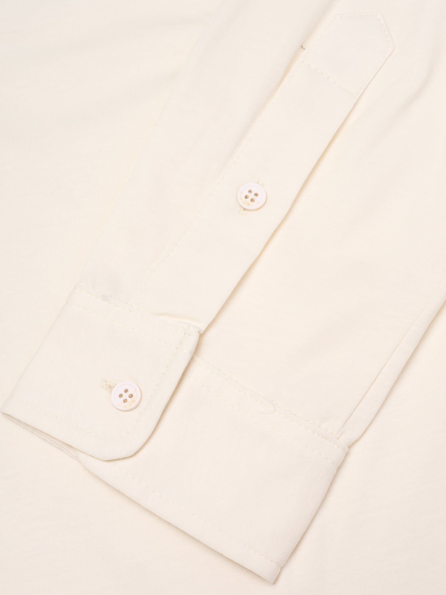 KITON KIRED "Capri" Creme Cotton Long Sleeve Shirt