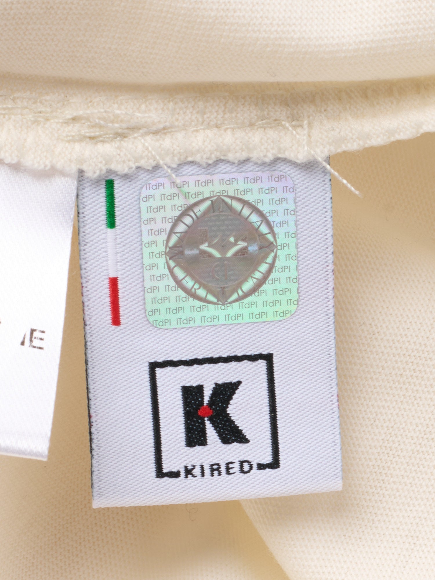 KITON KIRED "Capri" Creme Cotton Long Sleeve Shirt