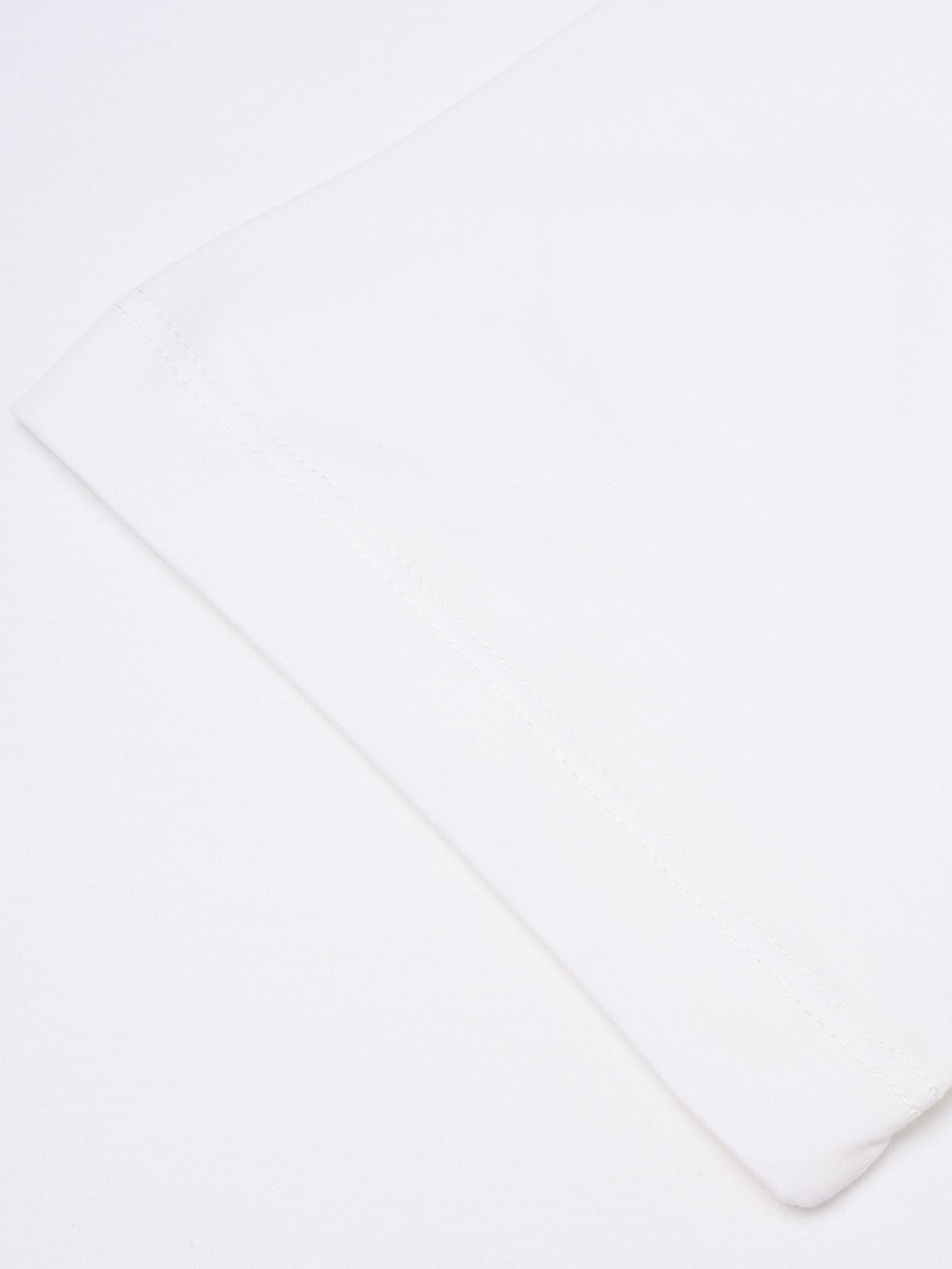 KITON KIRED "Kiss" White Exclusive Crepe Cotton Short Sleeve T-Shirt