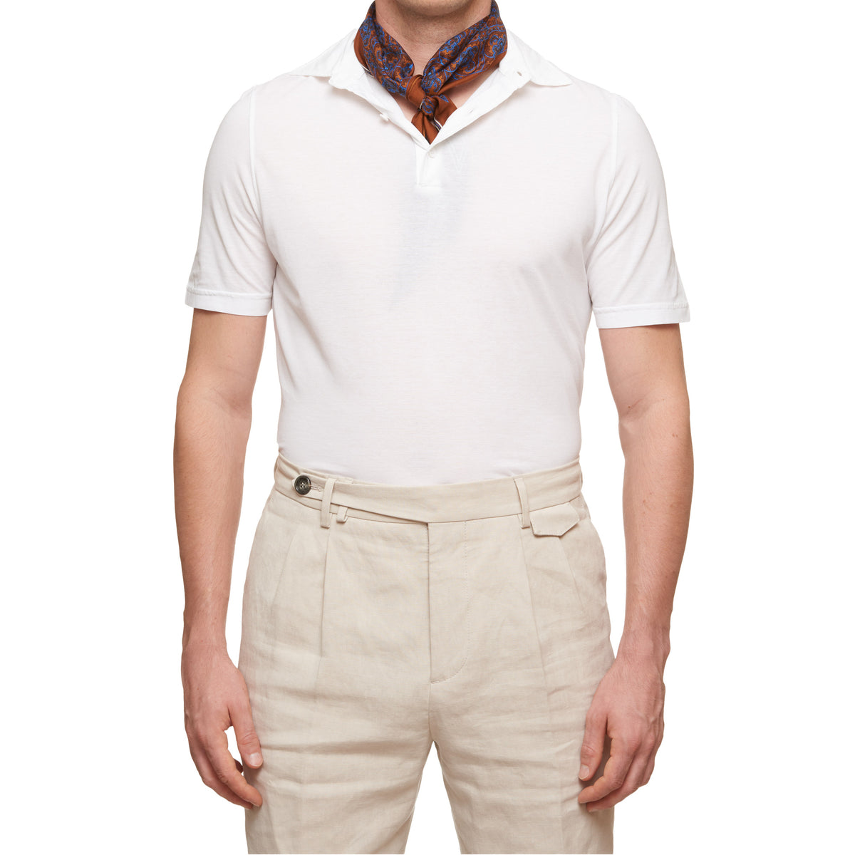 Ketnipz White Printed Polo