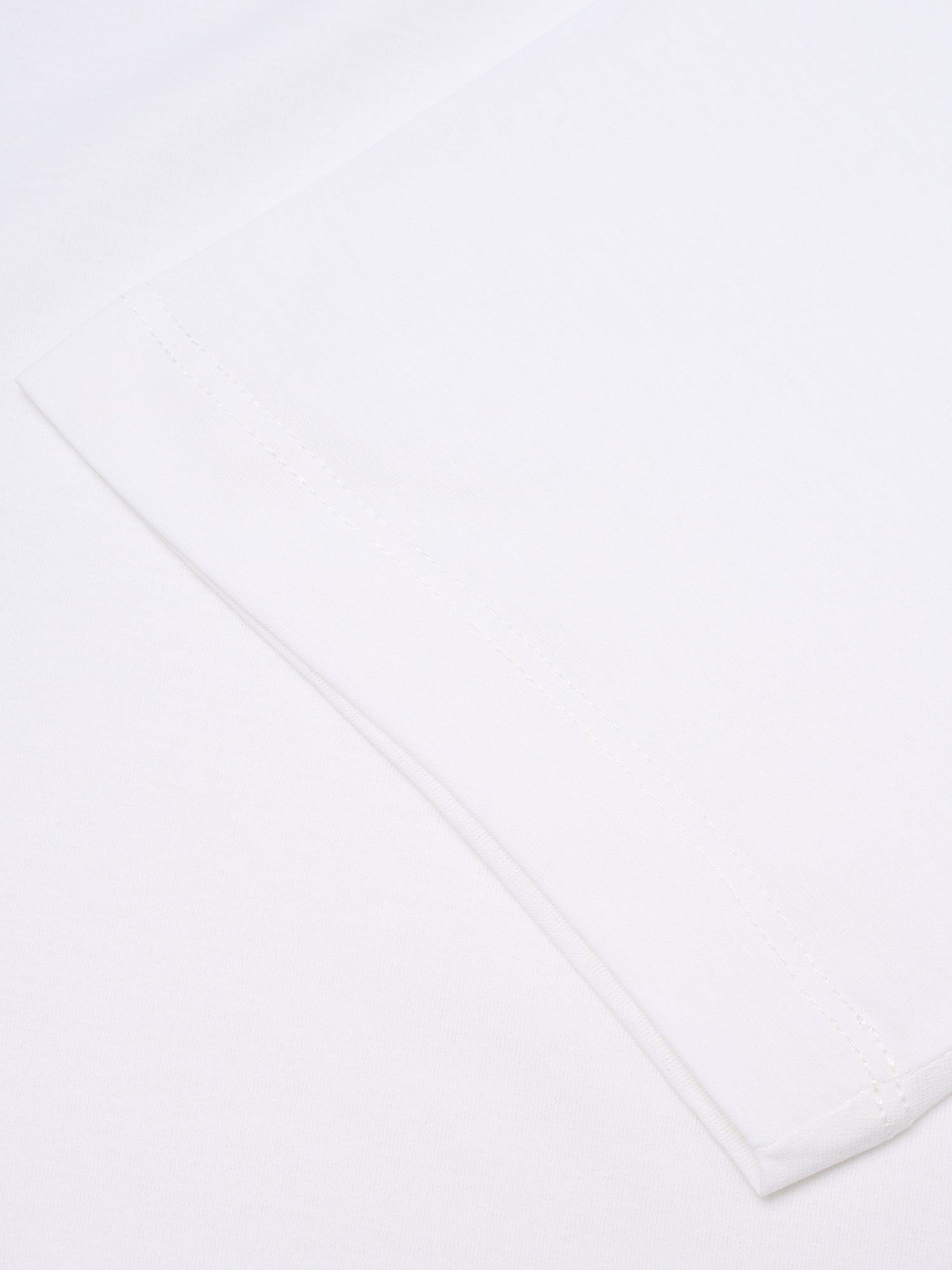 KITON KIRED for Tincati Milano White Exclusive Crepe Cotton Short Sleeve T-Shirt