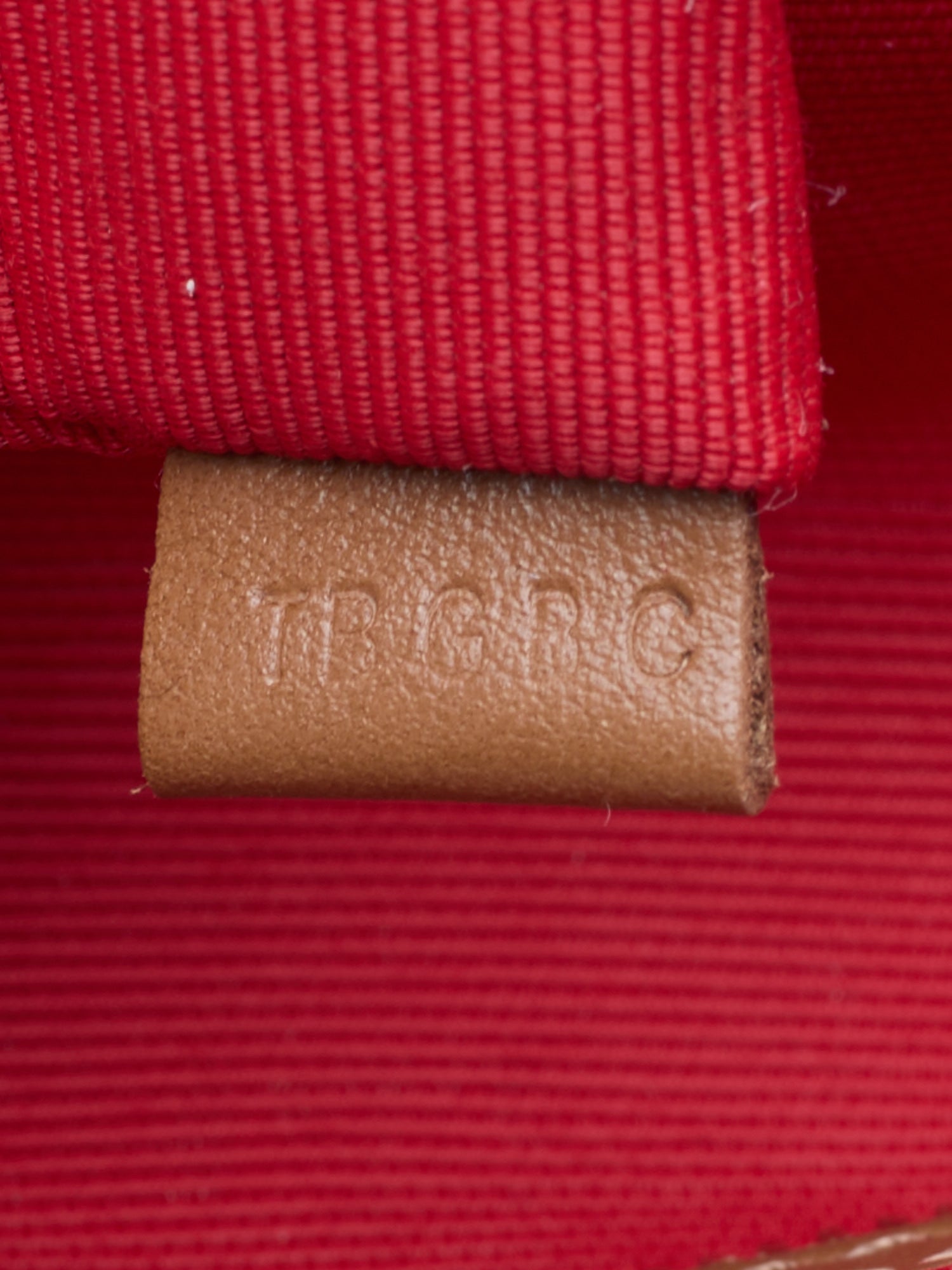 LANCEL PARIS Brown "Cocoon" Broen Leather Handbag Jumbo