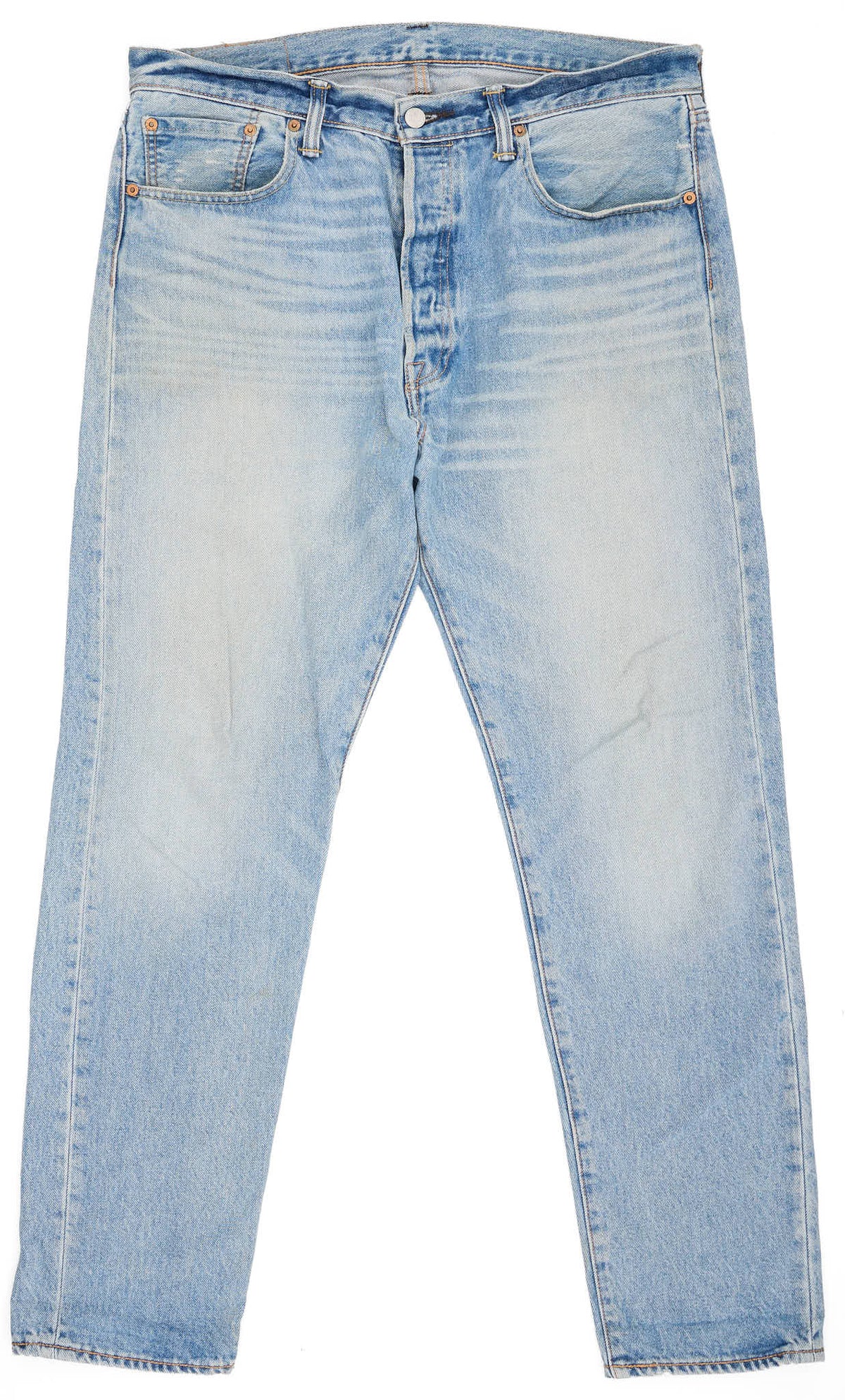 LEVI'S 501 CT Light Blue Customized & Tapered Leg Jeans