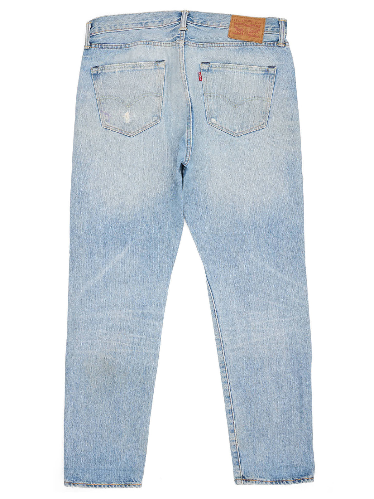 LEVI'S 501 CT Light Blue Customized & Tapered Leg Jeans