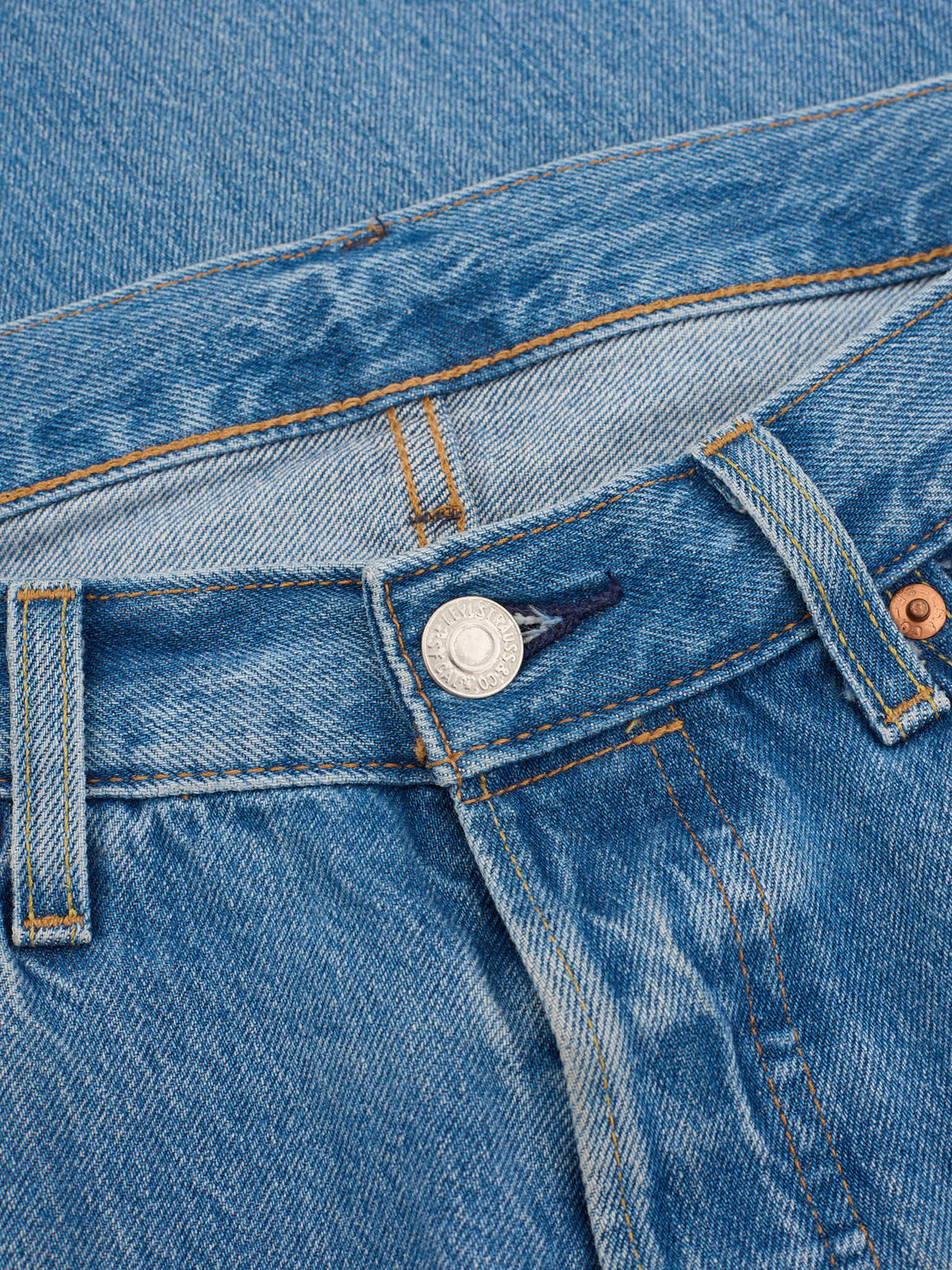 LEVI'S Premium 501 ST Blue Slim Taper Leg Jeans