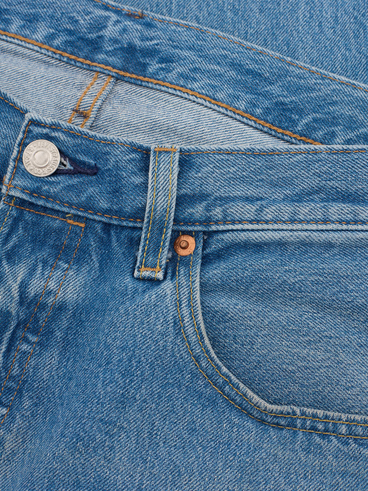 LEVI'S Premium 501 ST Blue Slim Taper Leg Jeans