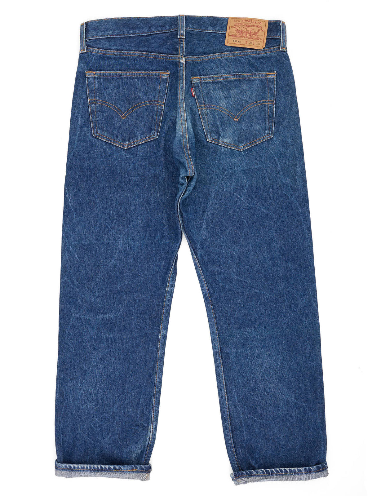 Vintage LEVI'S 501xx Jeans Made in USA 1990's Great Wash 34x30 (33x28)