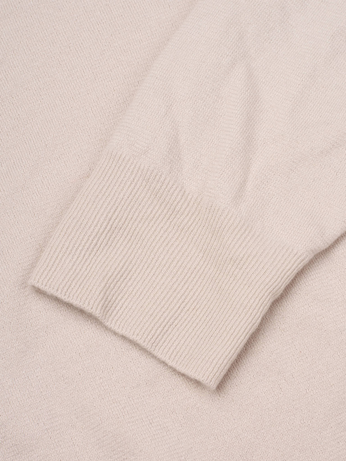 LORO PIANA Beige Baby Cashmere Classic Crewneck Sweater NEW