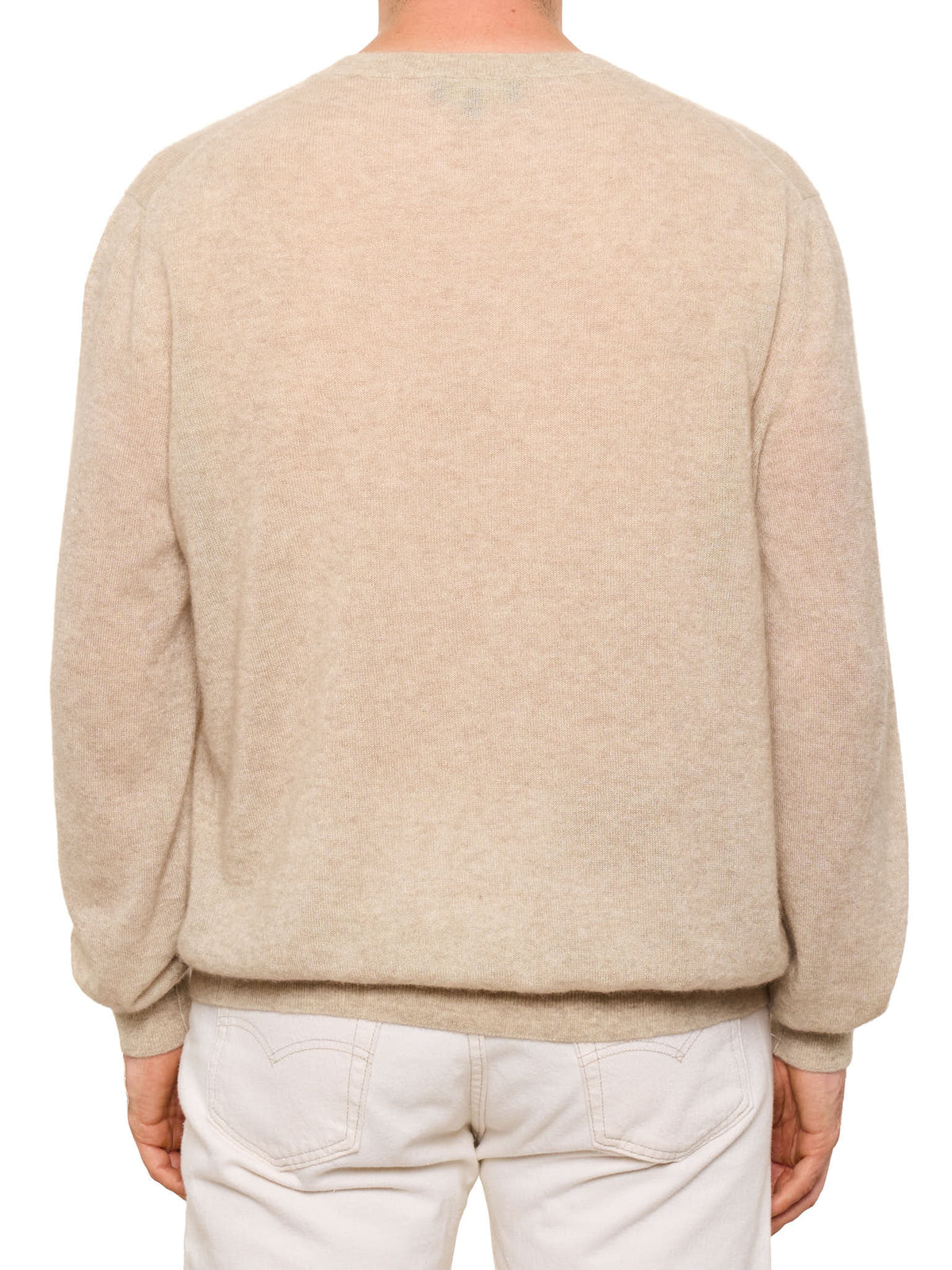 LORO PIANA Beige Cashmere-Silk Sweater NEW