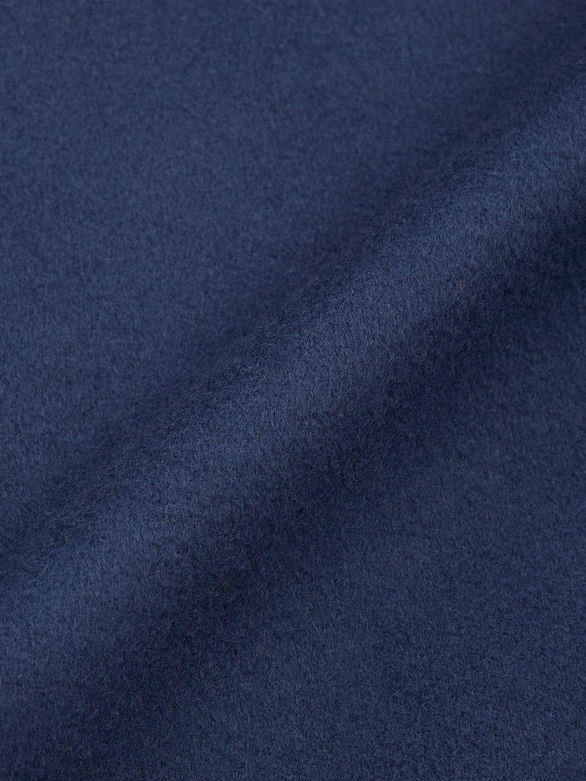 LORO PIANA Blue Cashmere Suede Trims Vest M