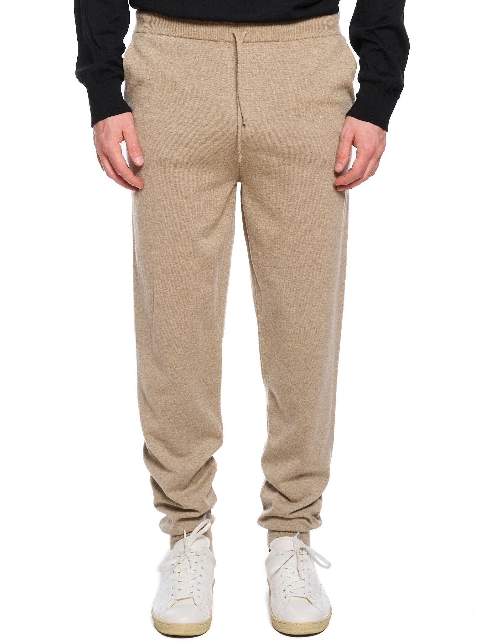 LUCA FALONI Beige Cashmere Sweatpants