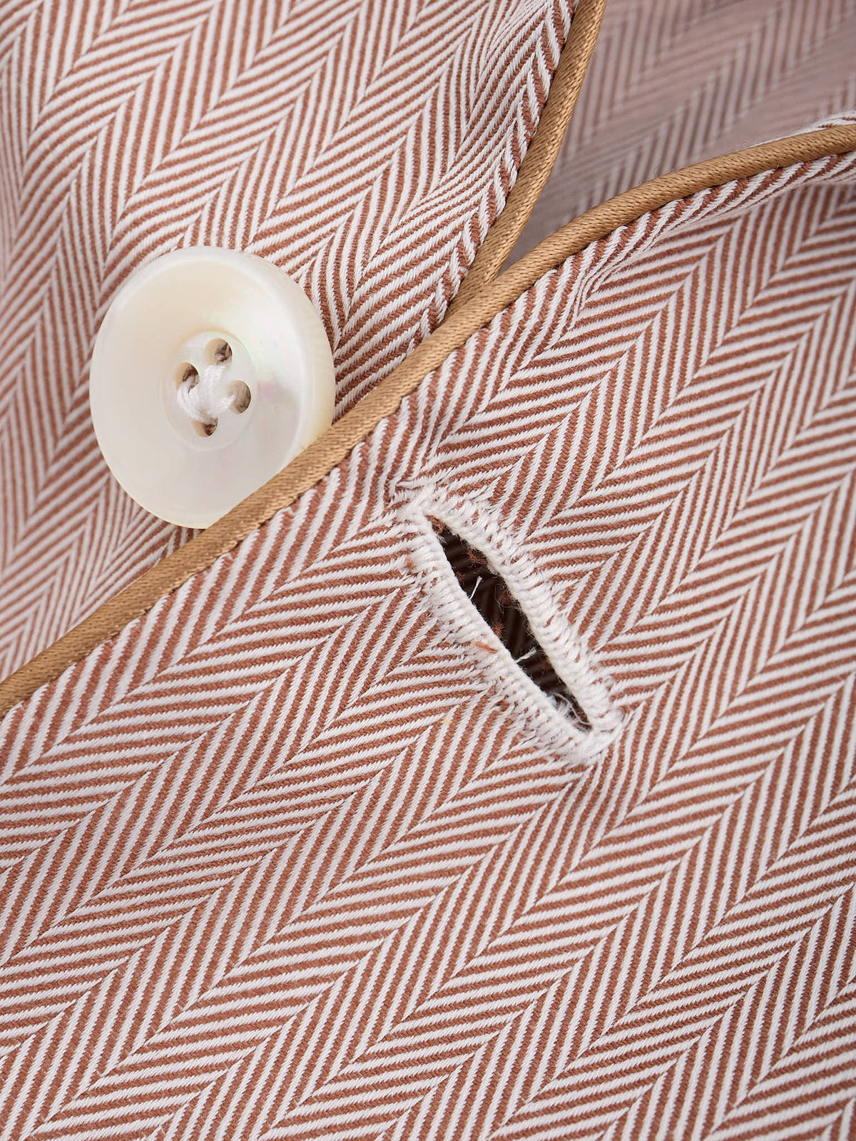 LUIGI BORRELLI Handmade Egyptian Cotton Dusty Rose Pajama Set