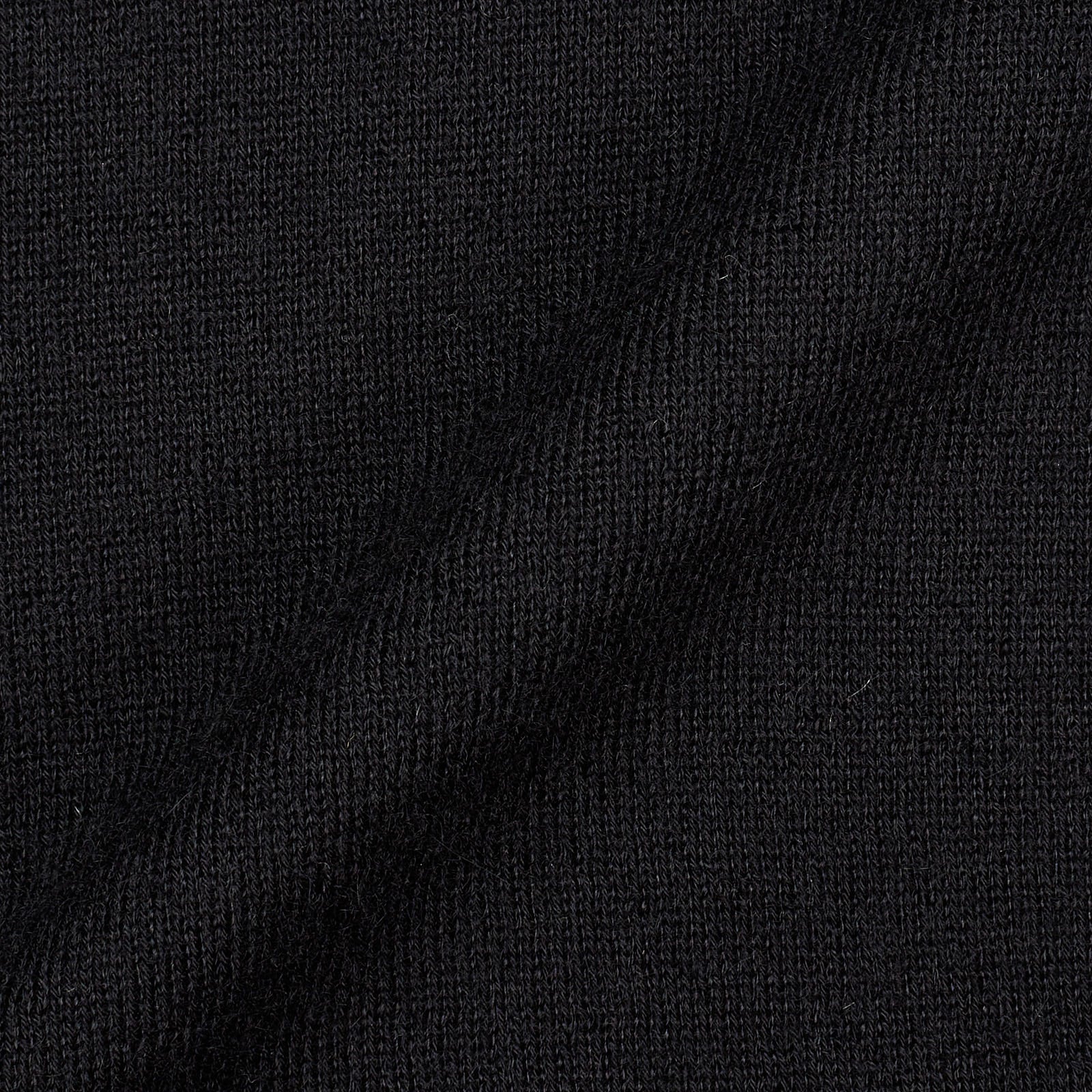 MALO Black Cashmere Ribbed Polo Shirt Sweater EU 54 US XL