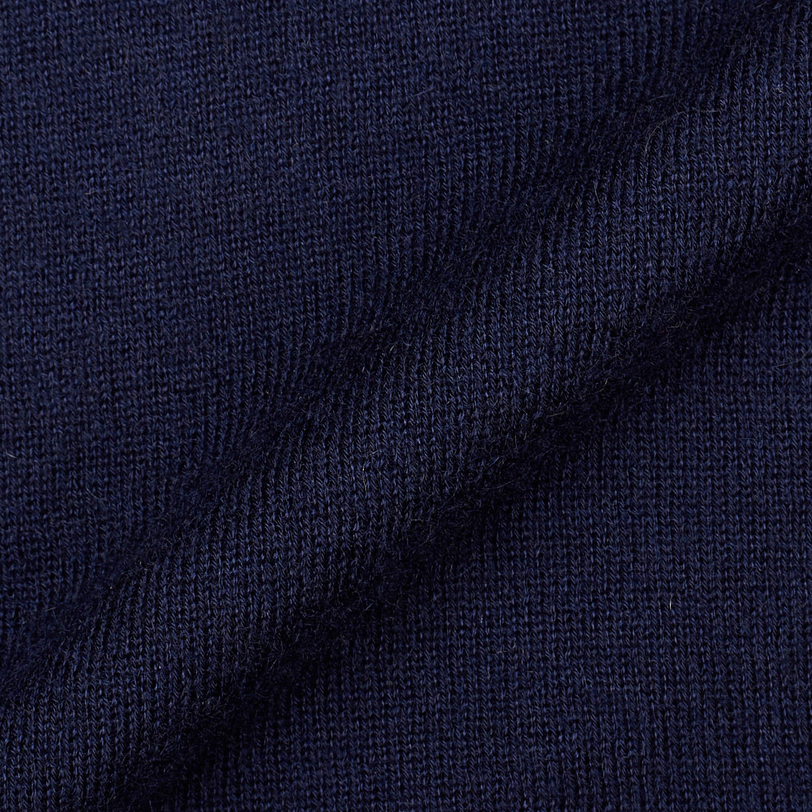 MALO Navy Blue Cashmere Ribbed Polo Shirt Sweater EU 54 NEW US XL